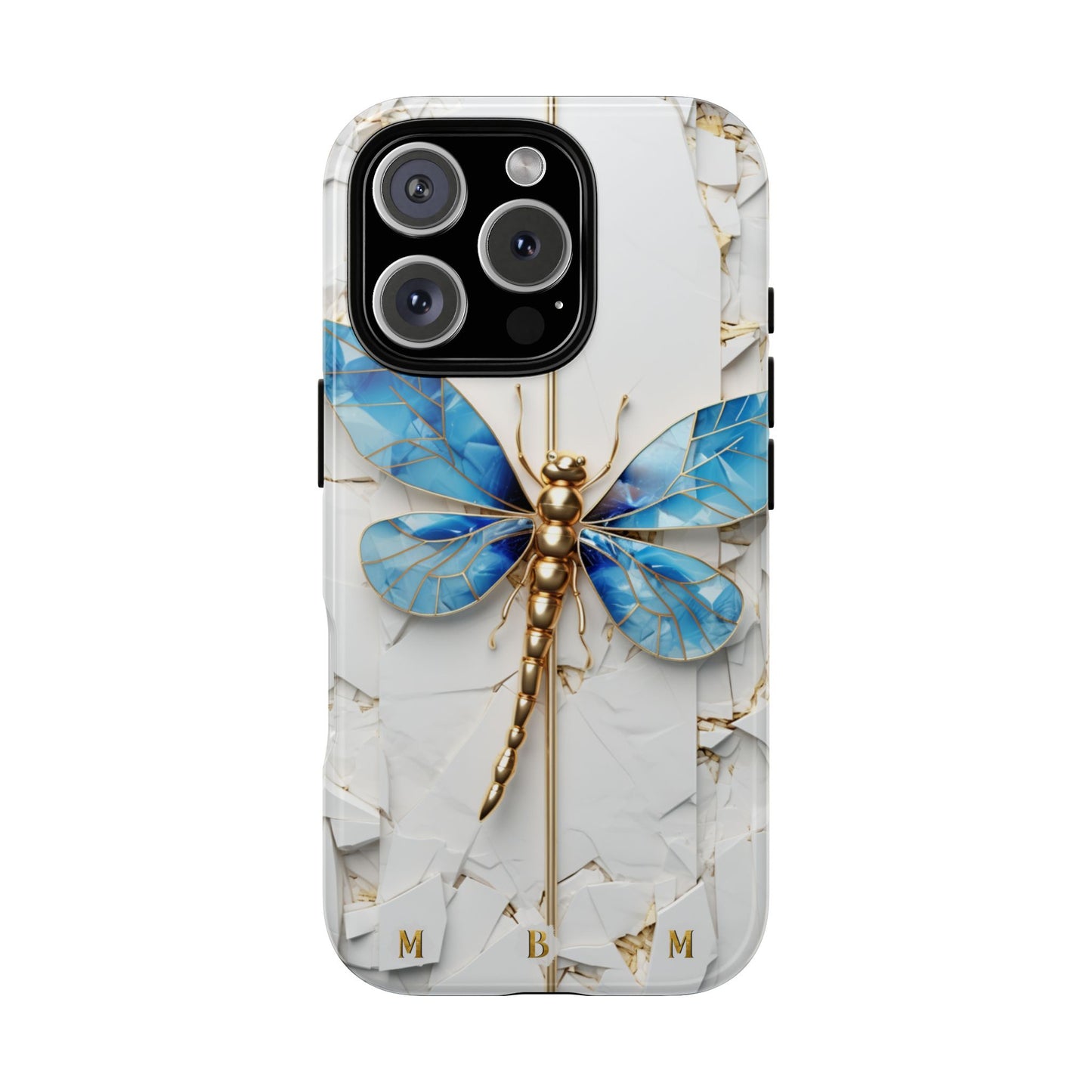 Dragonfly Blue iPhone Tough Case