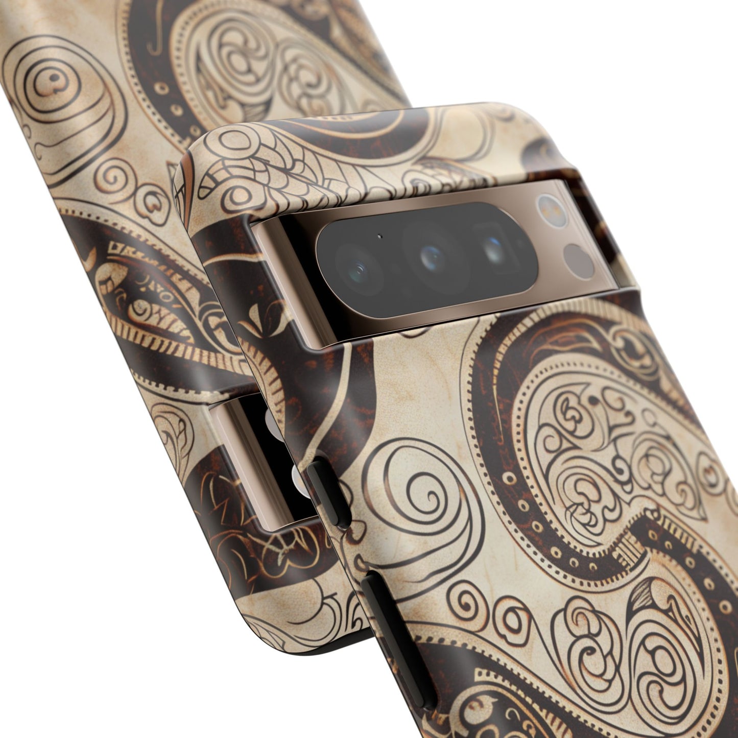 Sepia Scroll Google Pixel Tough Case
