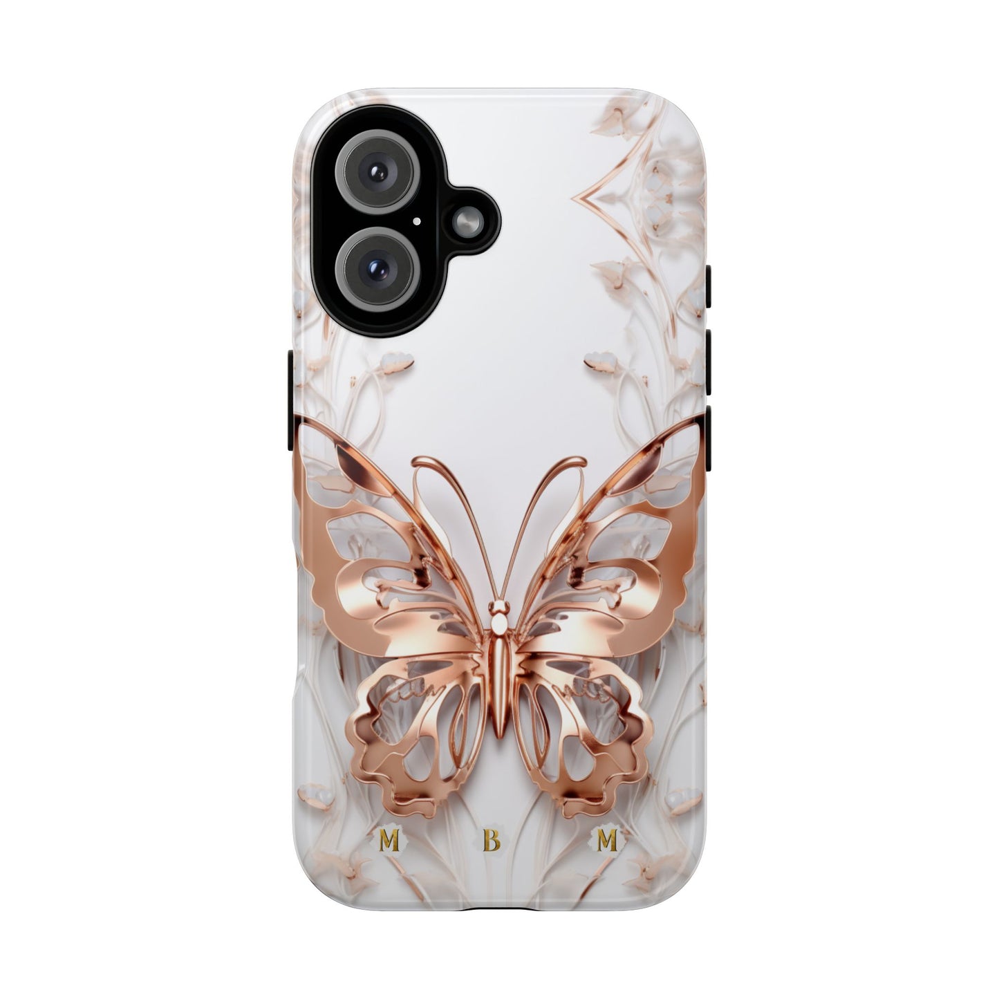 Rose Gold Butterfly iPhone Case