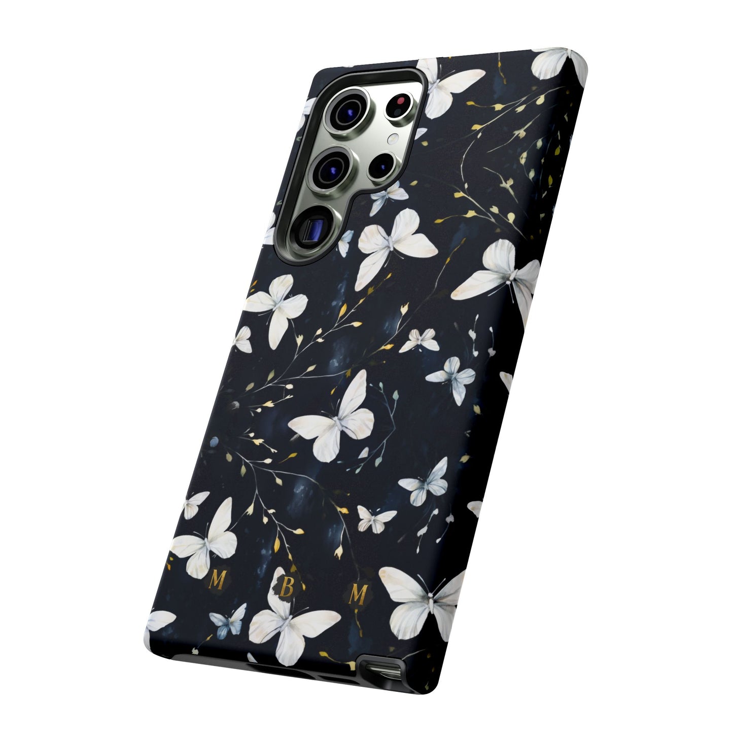 White Butterflies Samsung Galaxy S Tough Case