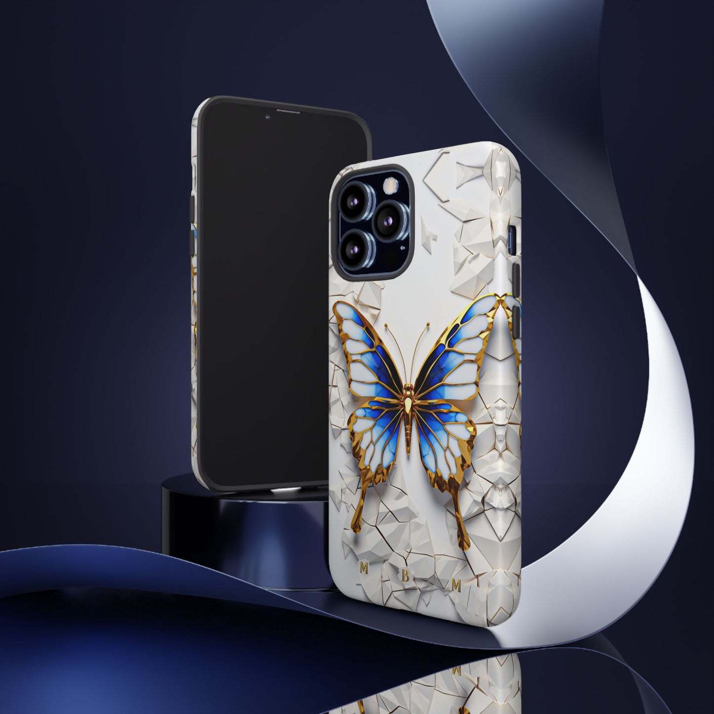 Sapphire Butterfly iPhone Tough Case