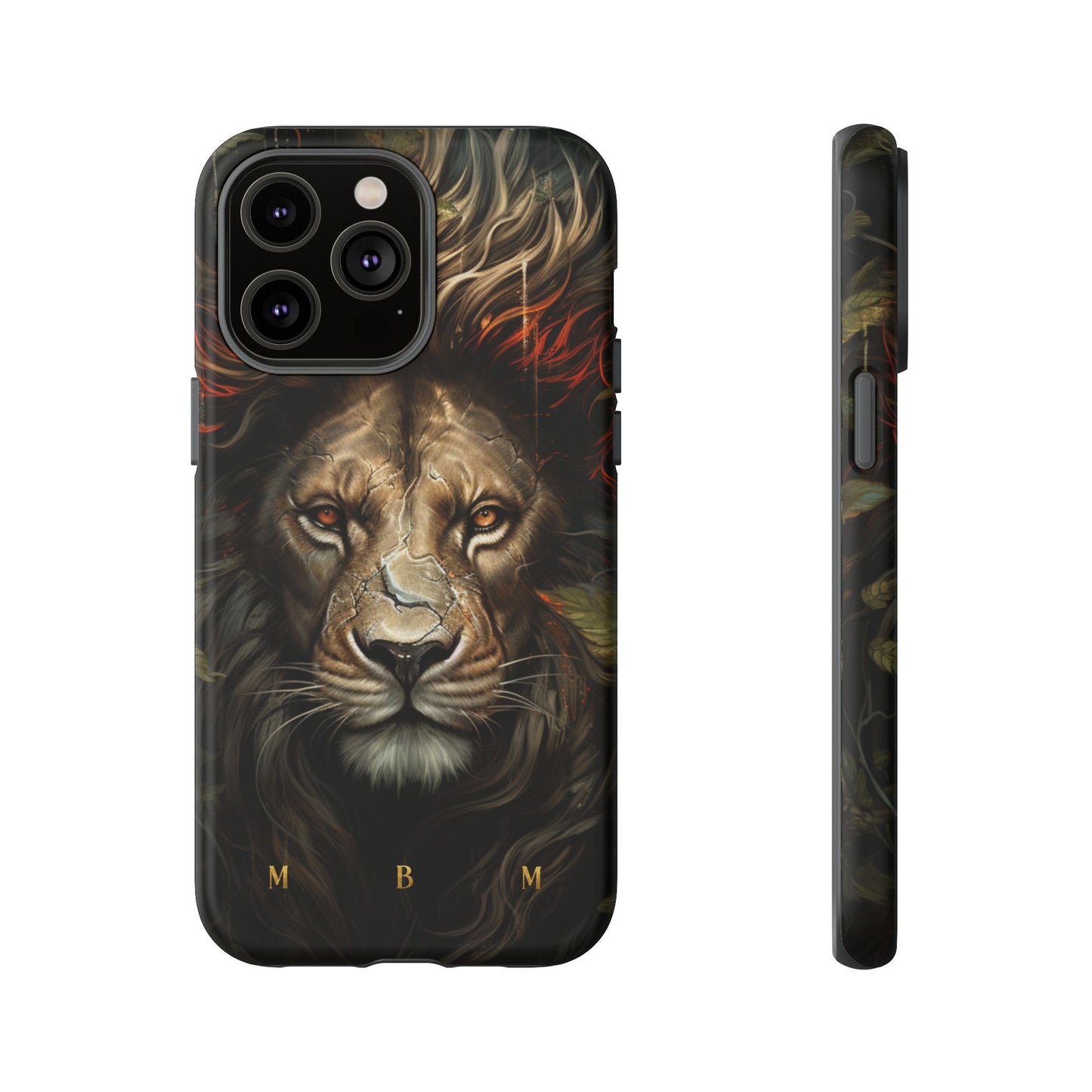 Dark Lion iPhone Tough Case