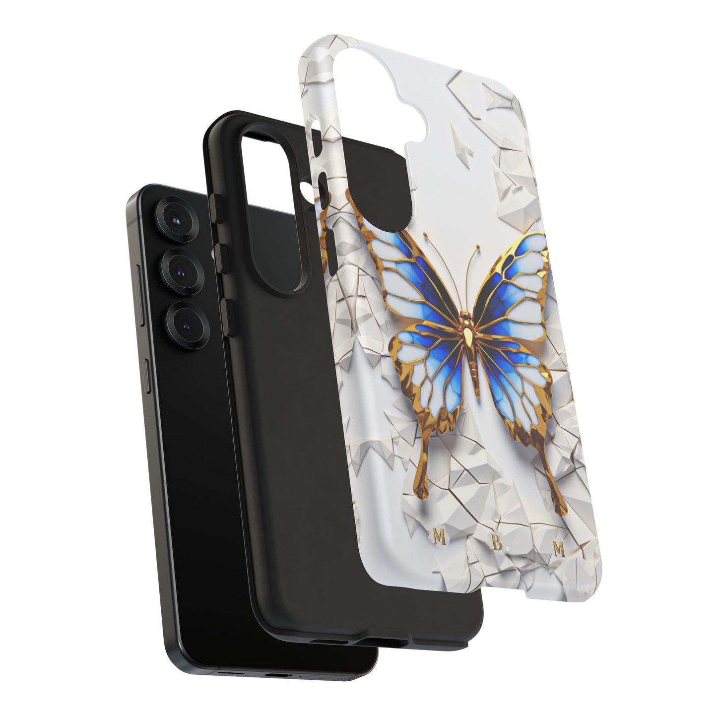 Sapphire Butterfly Samsung Galaxy S Tough Case
