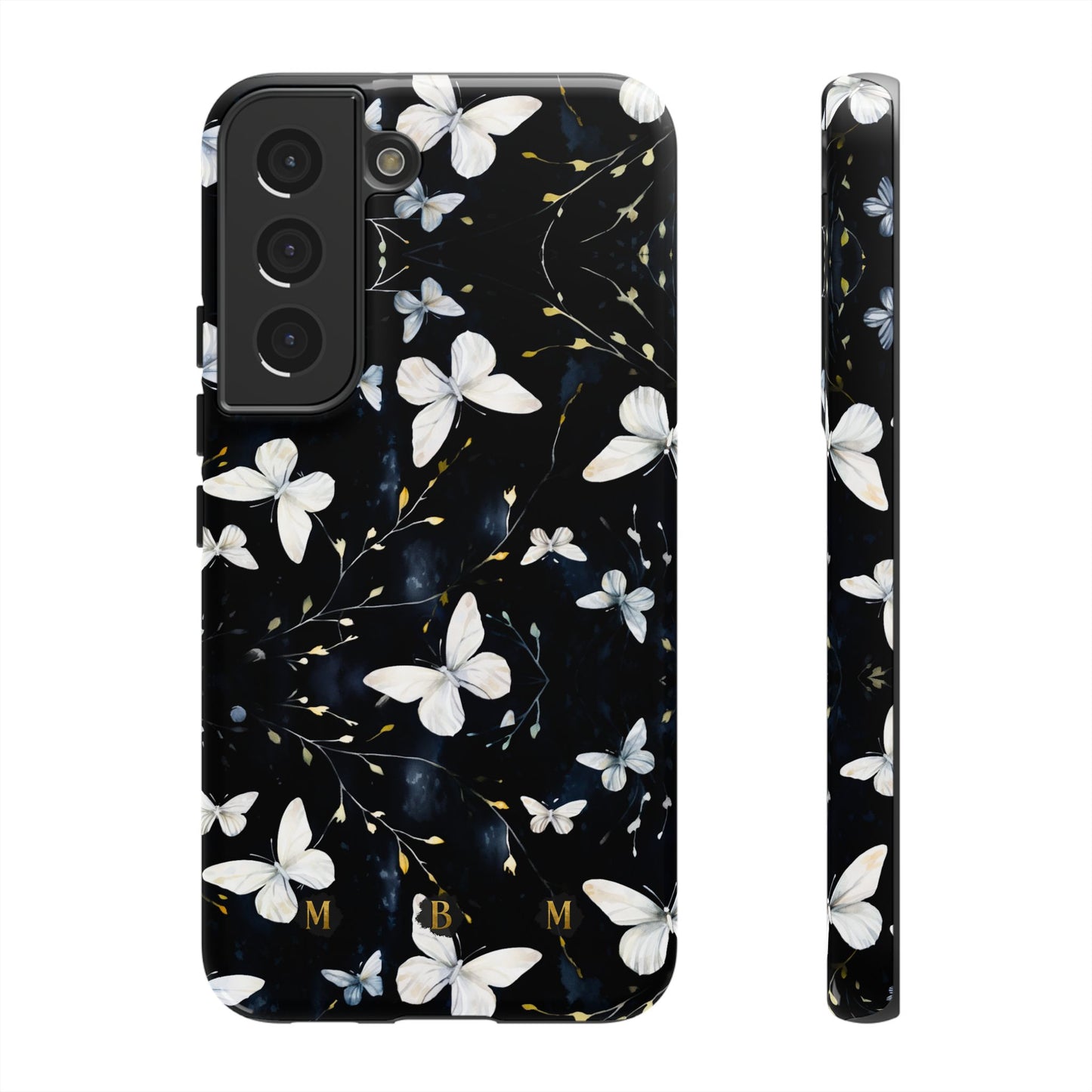 White Butterflies Samsung Galaxy S Tough Case