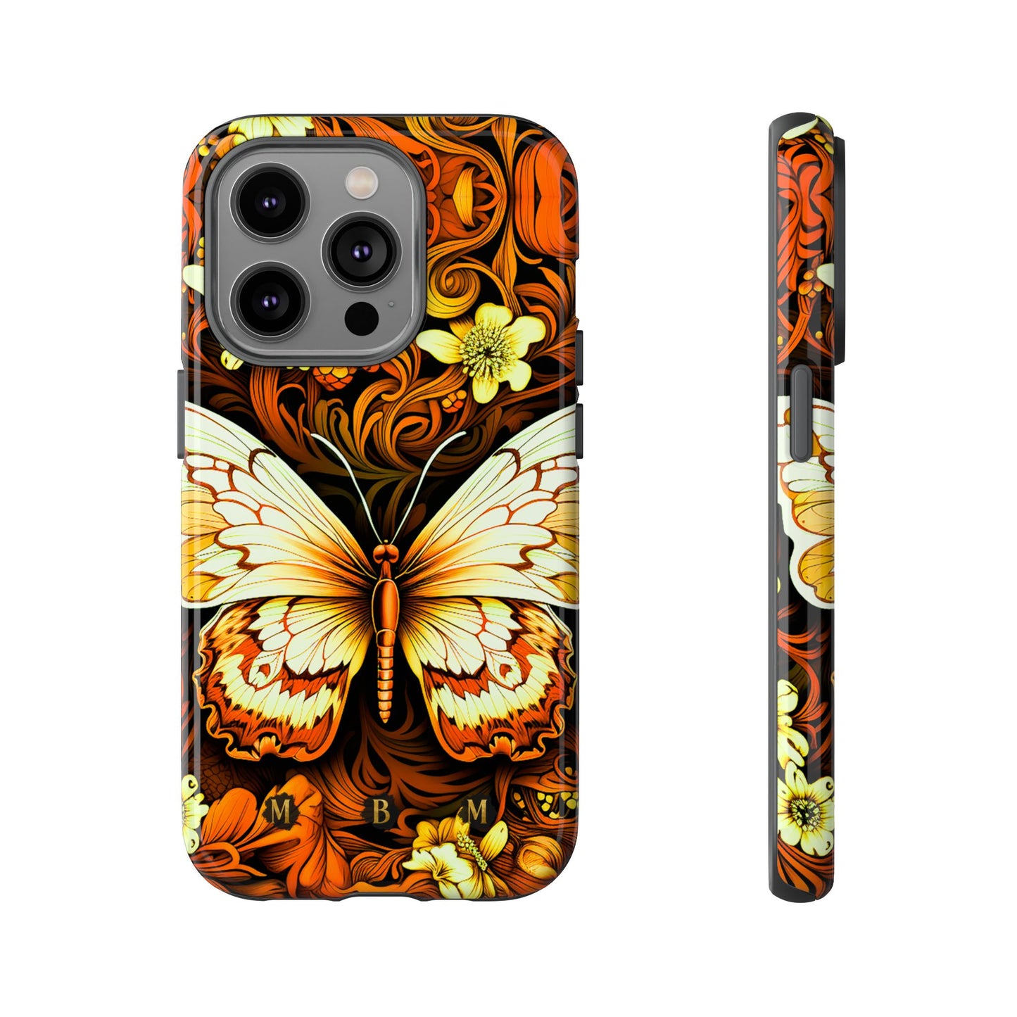 Vintage Orange iPhone Tough Case