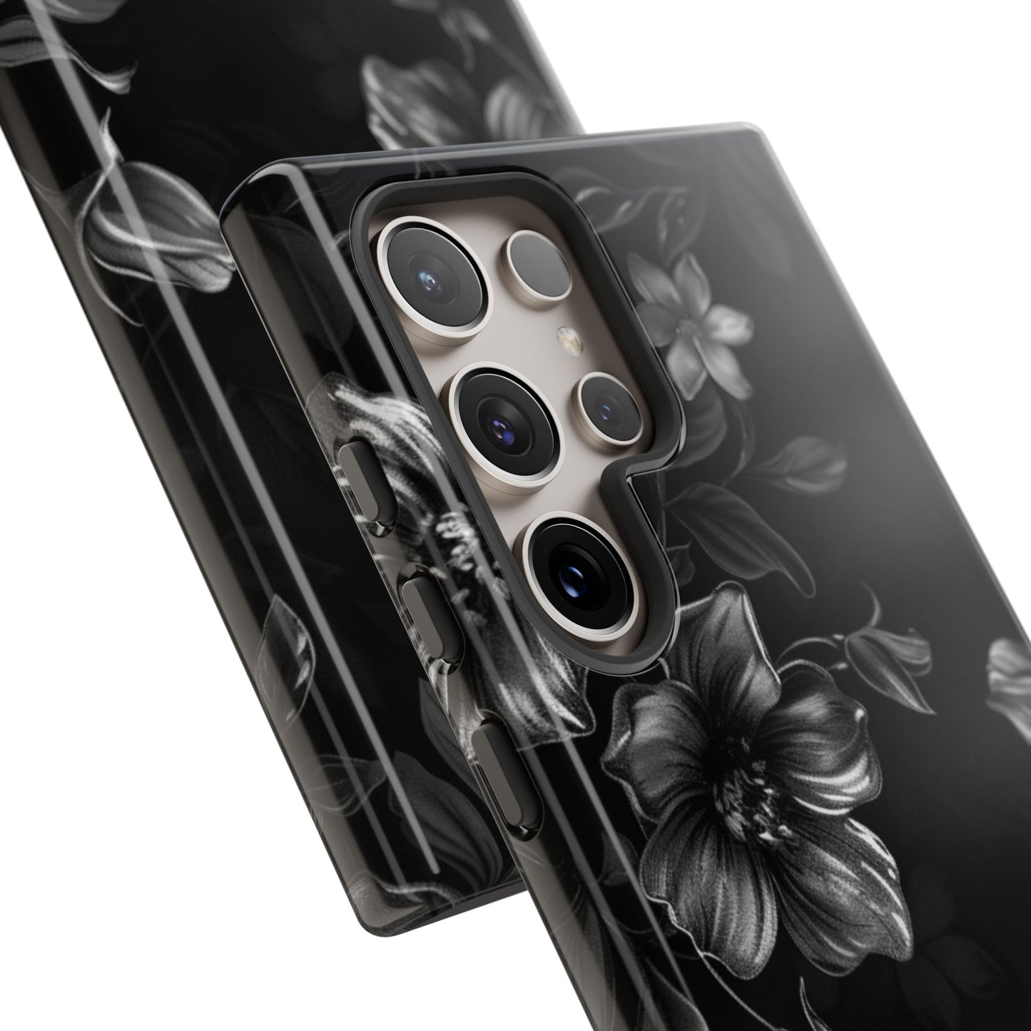 Midnight Flora Samsung Galaxy S Tough Case