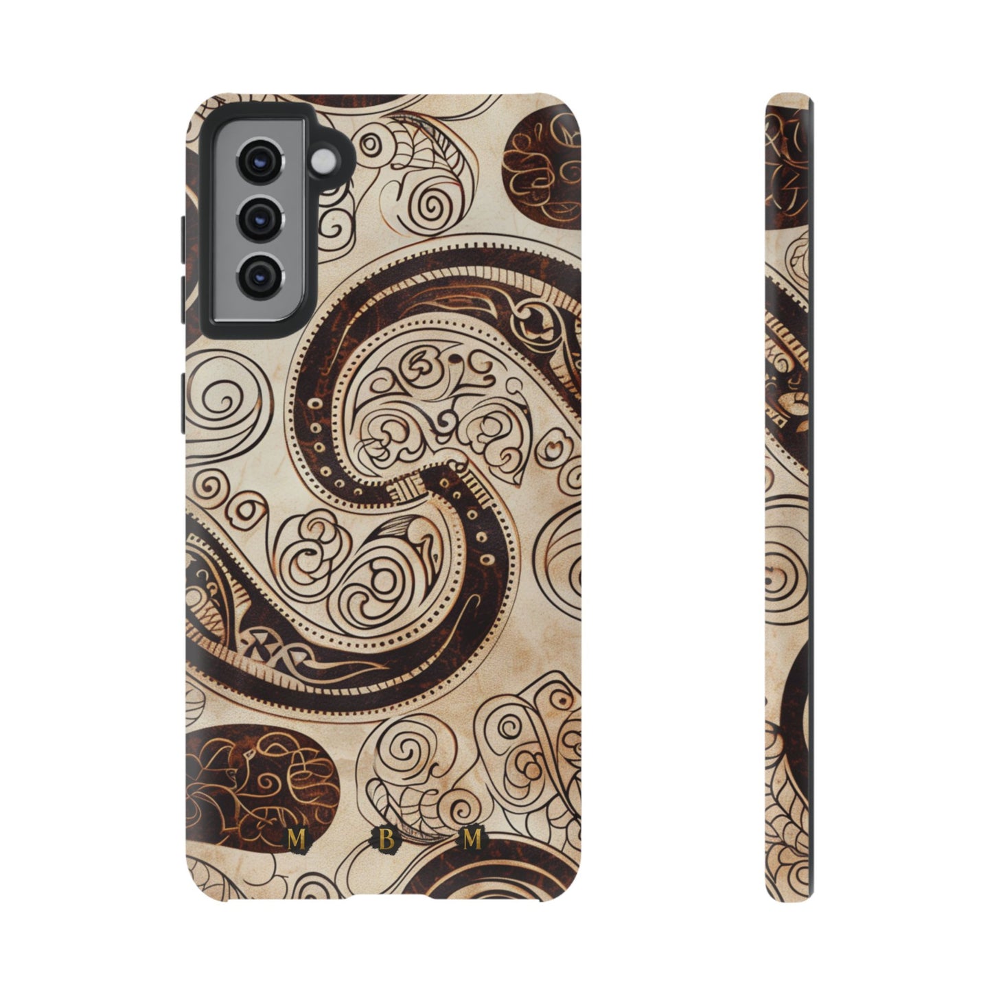 Sepia Scroll Samsung Galaxy S Tough Case