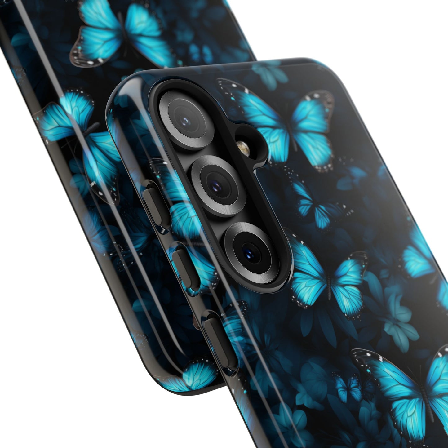 Blue Butterflies Samsung Galaxy S Tough Case