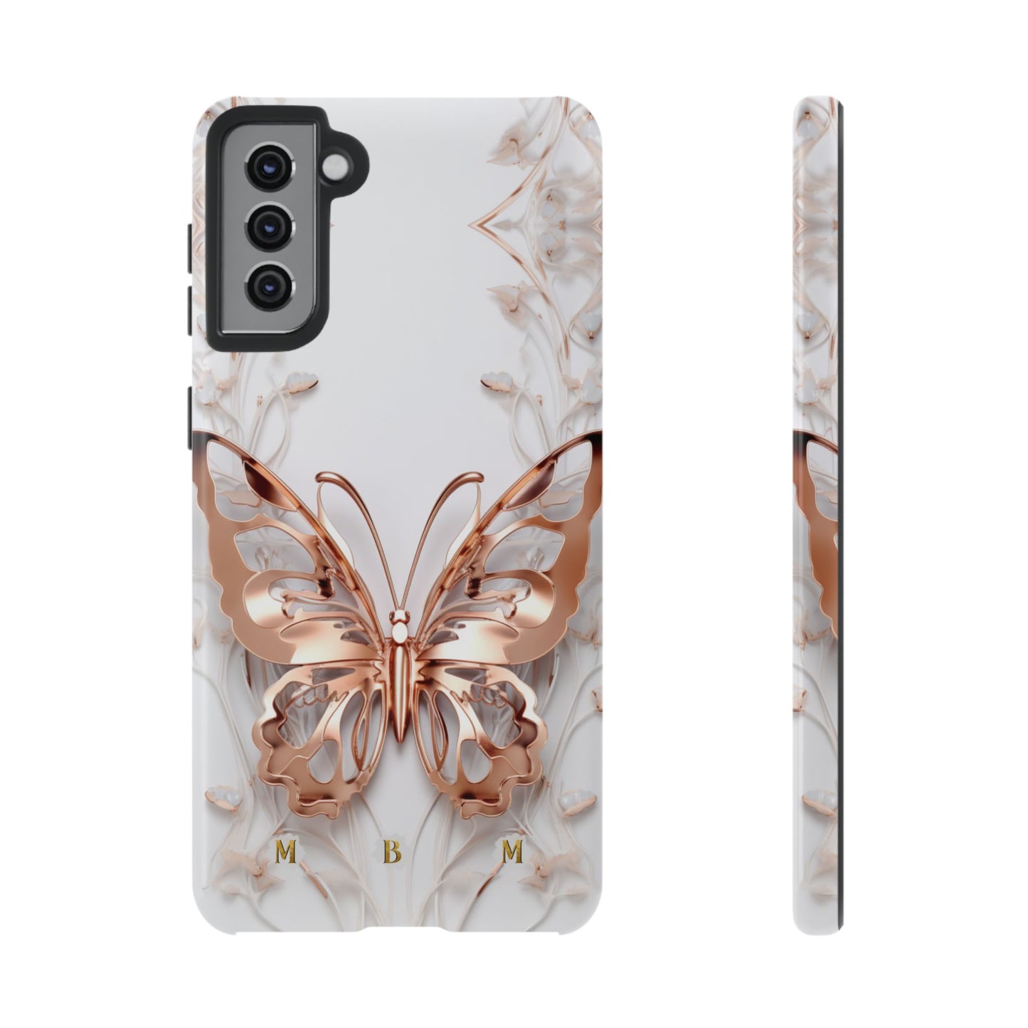Rose Gold Butterfly Samsung Galaxy S Tough Case