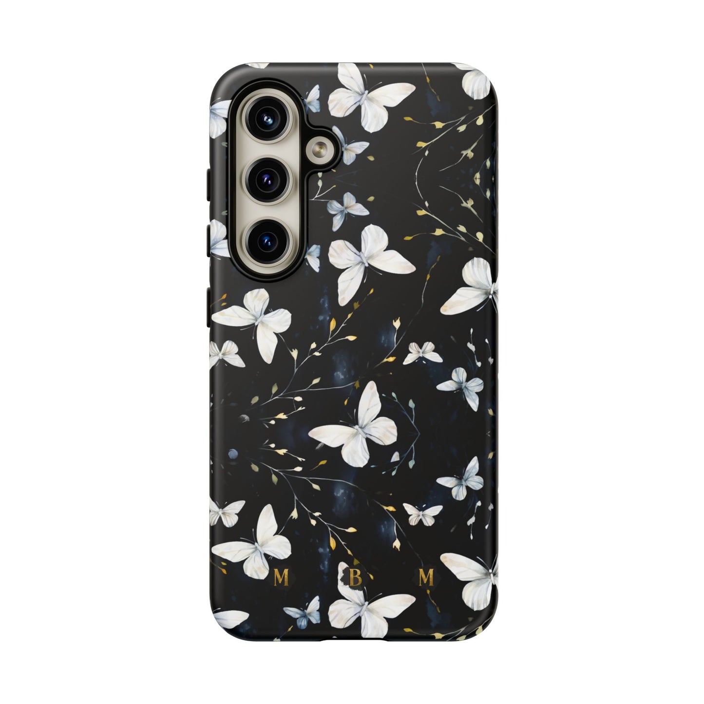 White Butterflies Samsung Galaxy S Tough Case