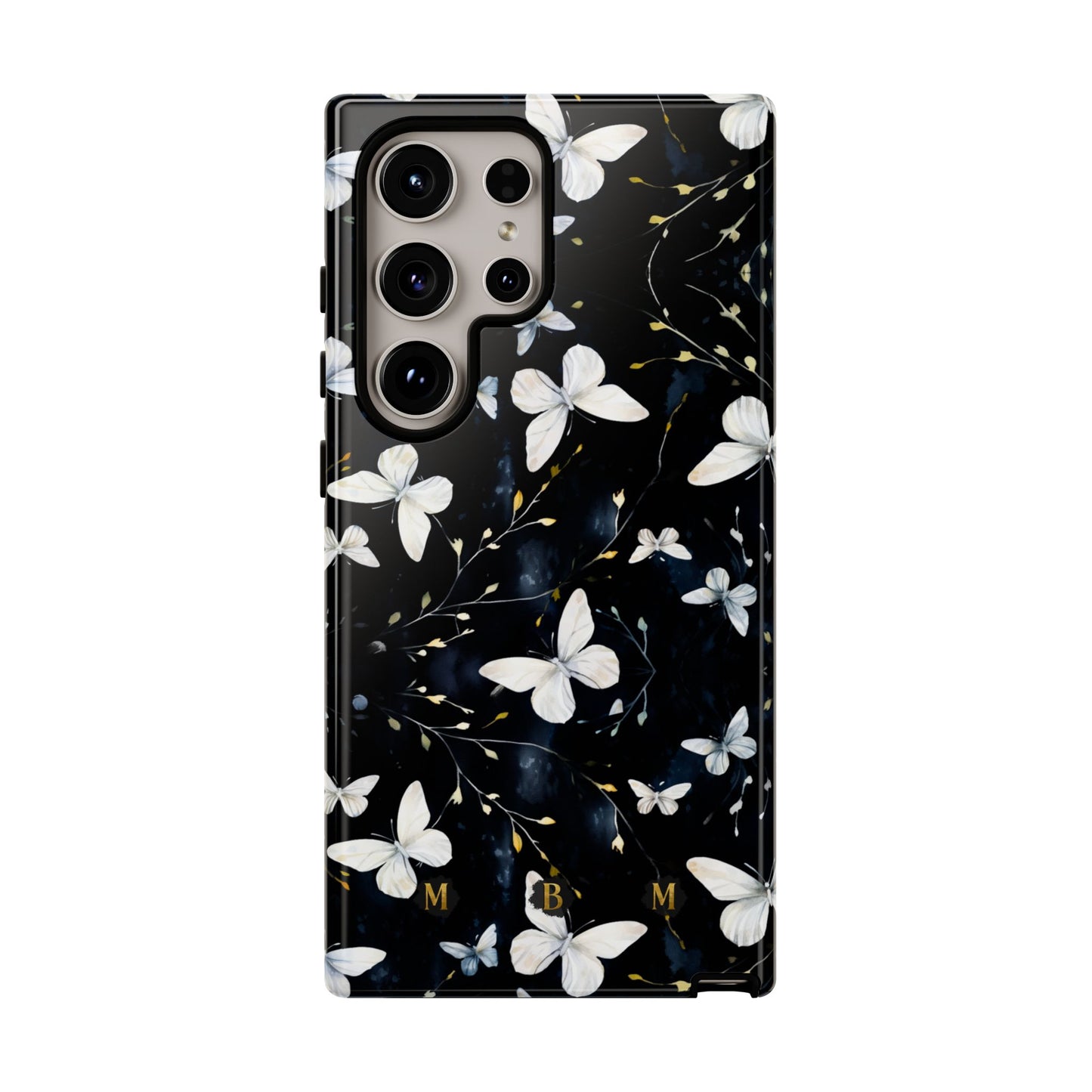 White Butterflies Samsung Galaxy S Tough Case