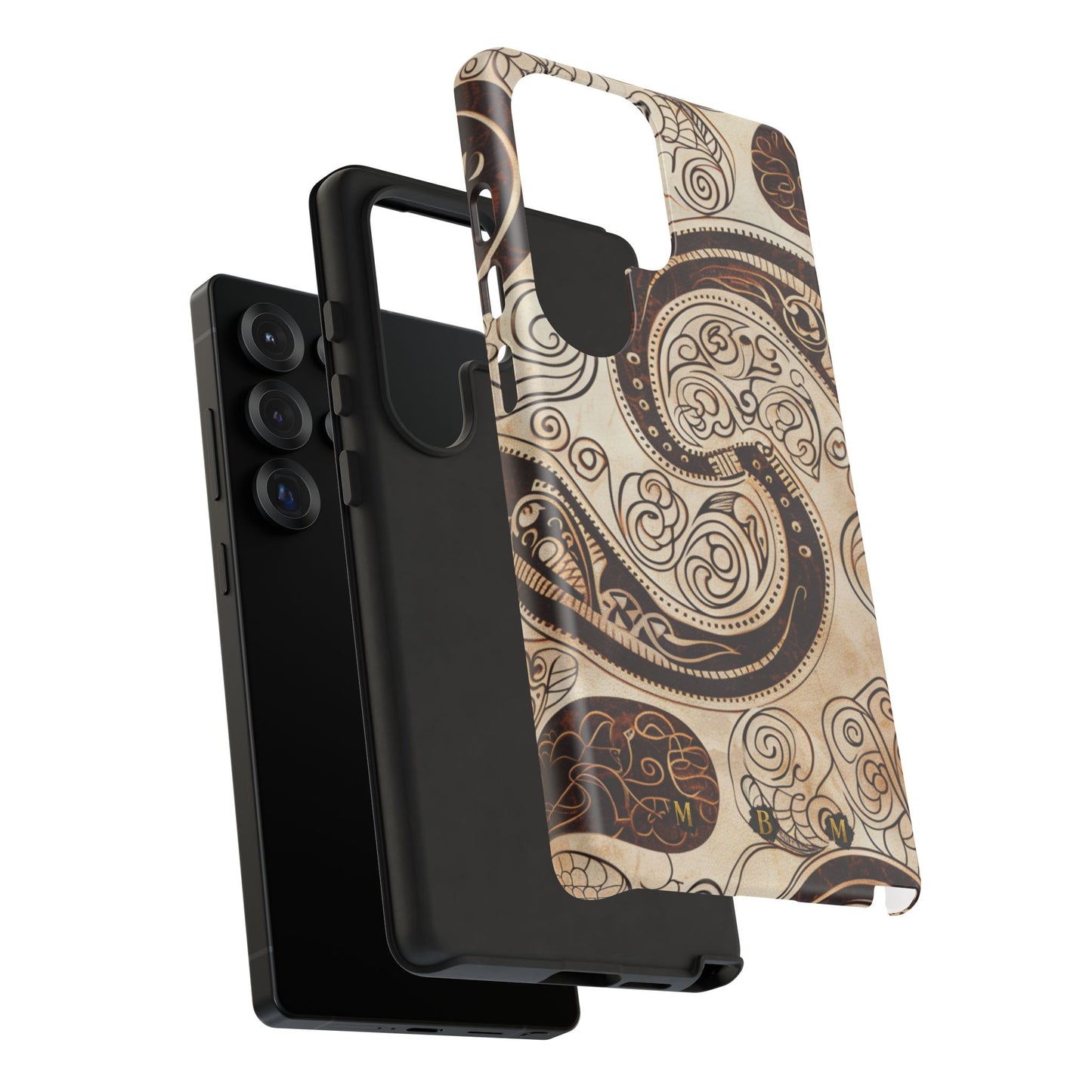 Sepia Scroll Samsung Galaxy S Tough Case