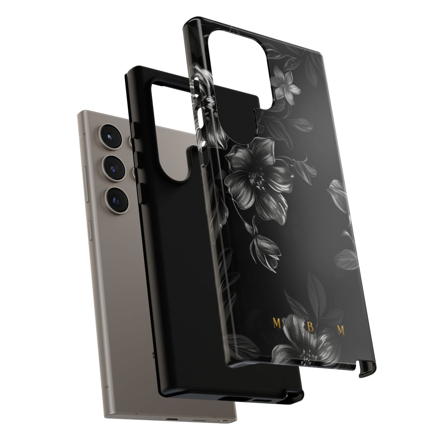 Midnight Flora Samsung Galaxy S Tough Case