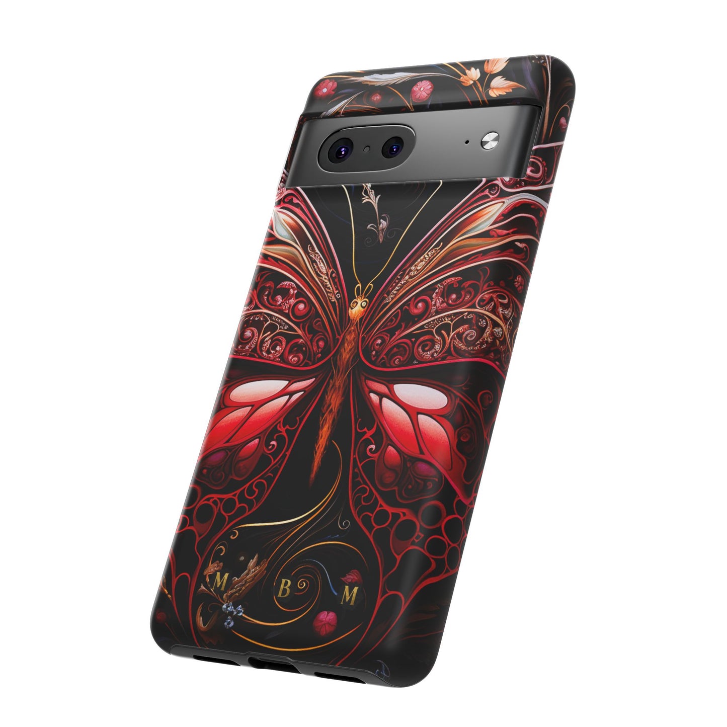 Red Butterfly Google Pixel Tough Case