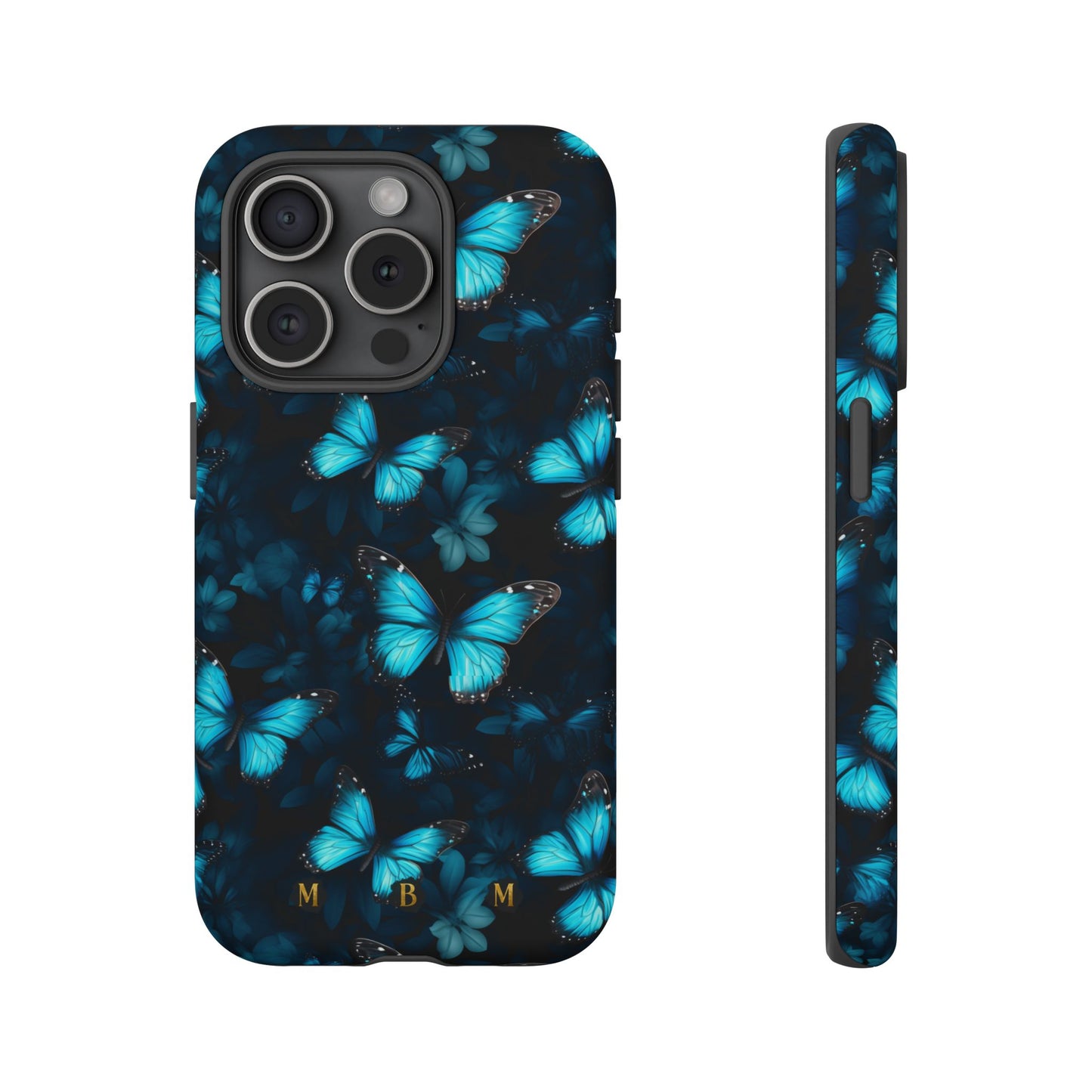Blue Butterflies iPhone Tough Case