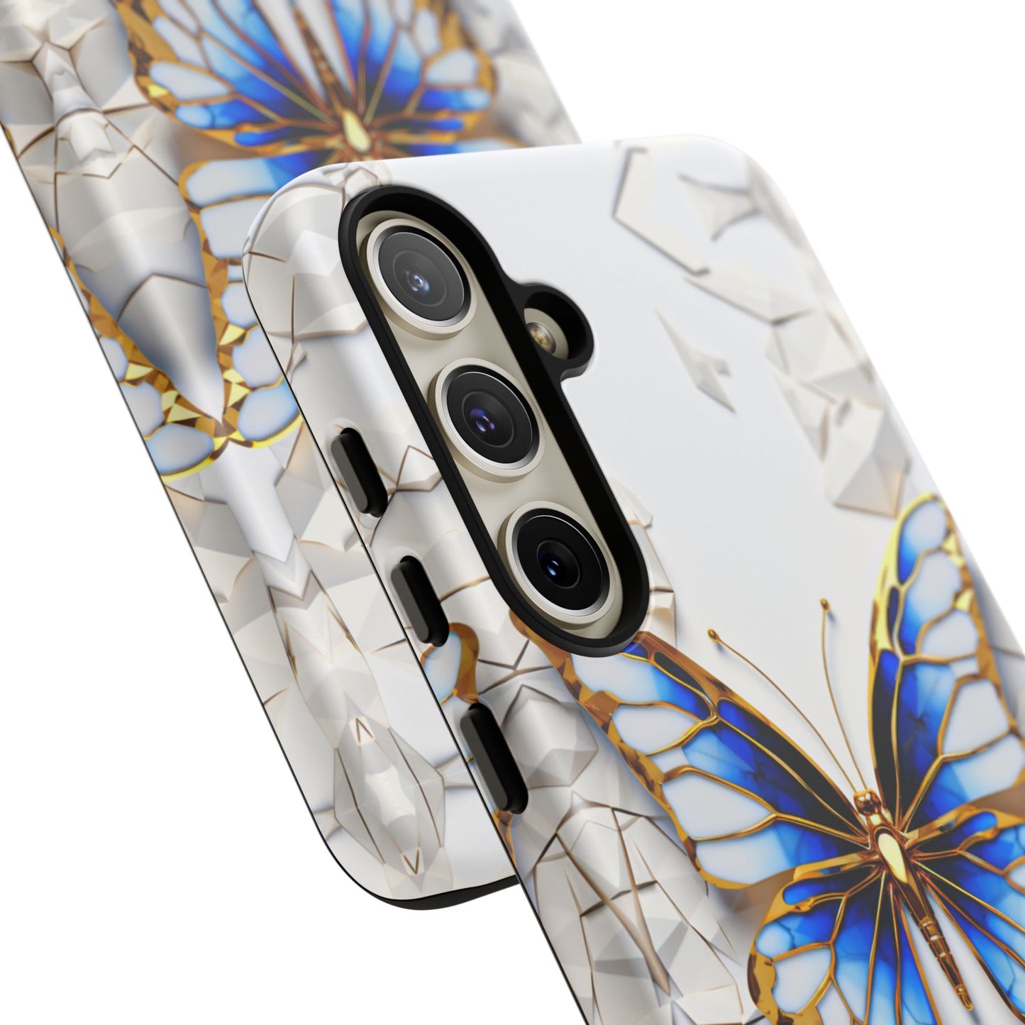 Sapphire Butterfly Samsung Galaxy S Tough Case
