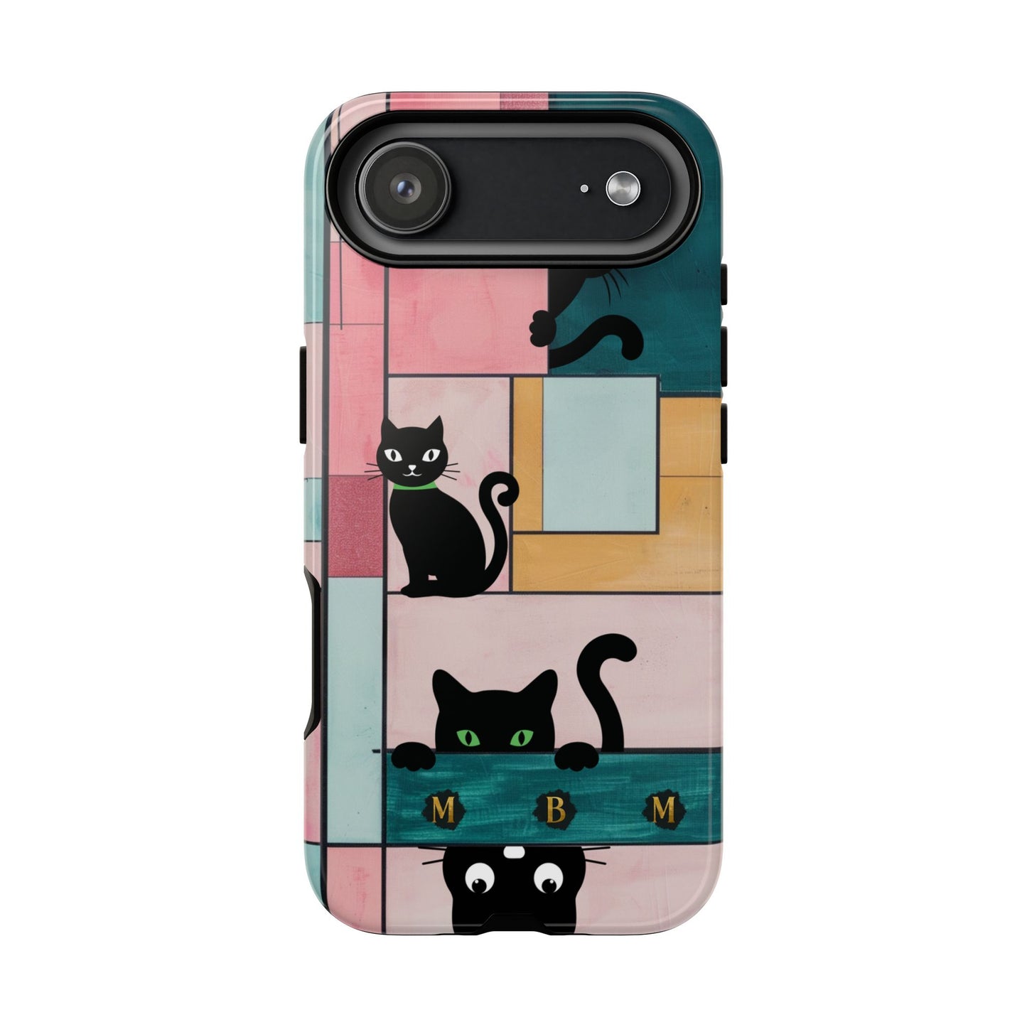 Block Cats iPhone Tough Case