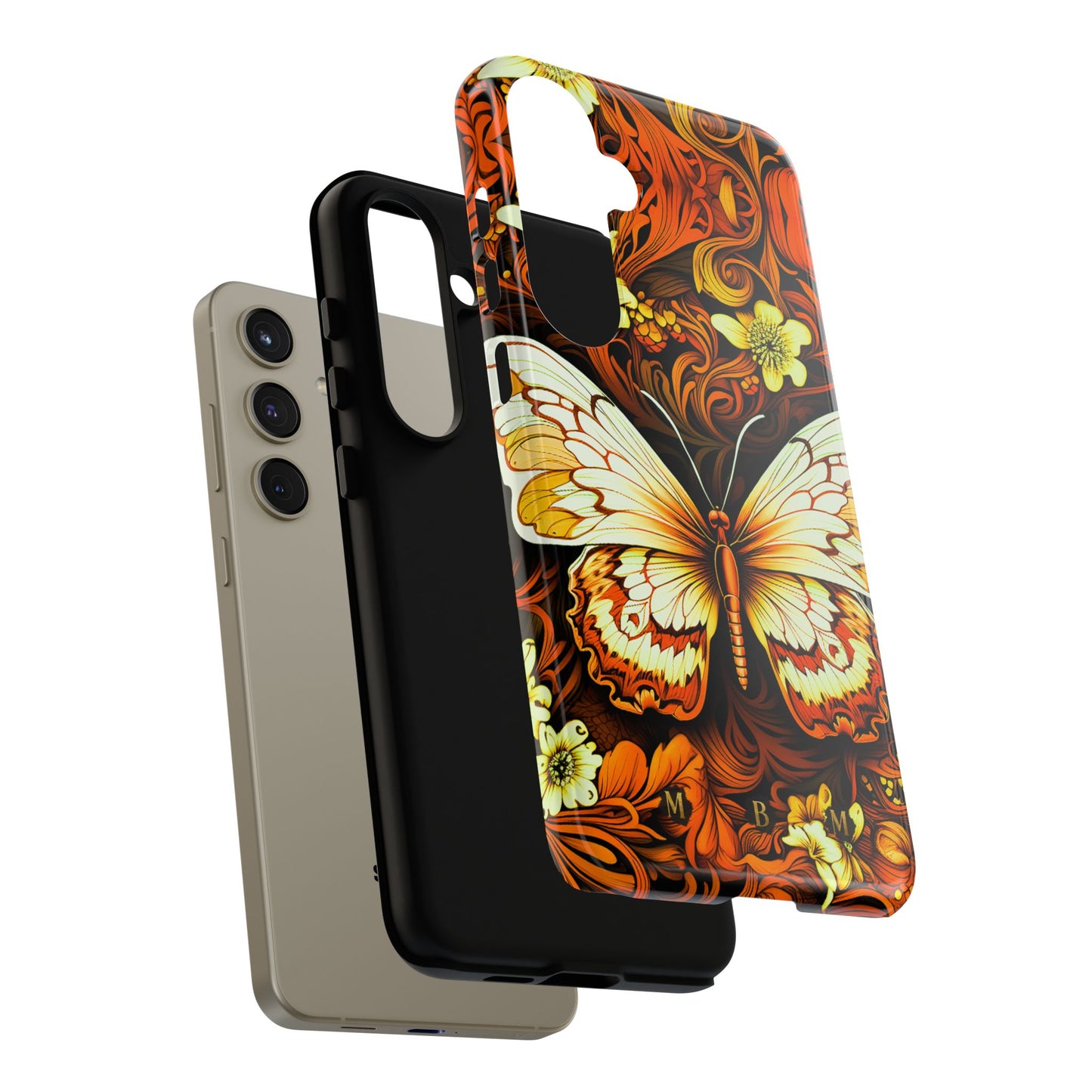 Vintage Orange Samsung Galaxy S Tough Case