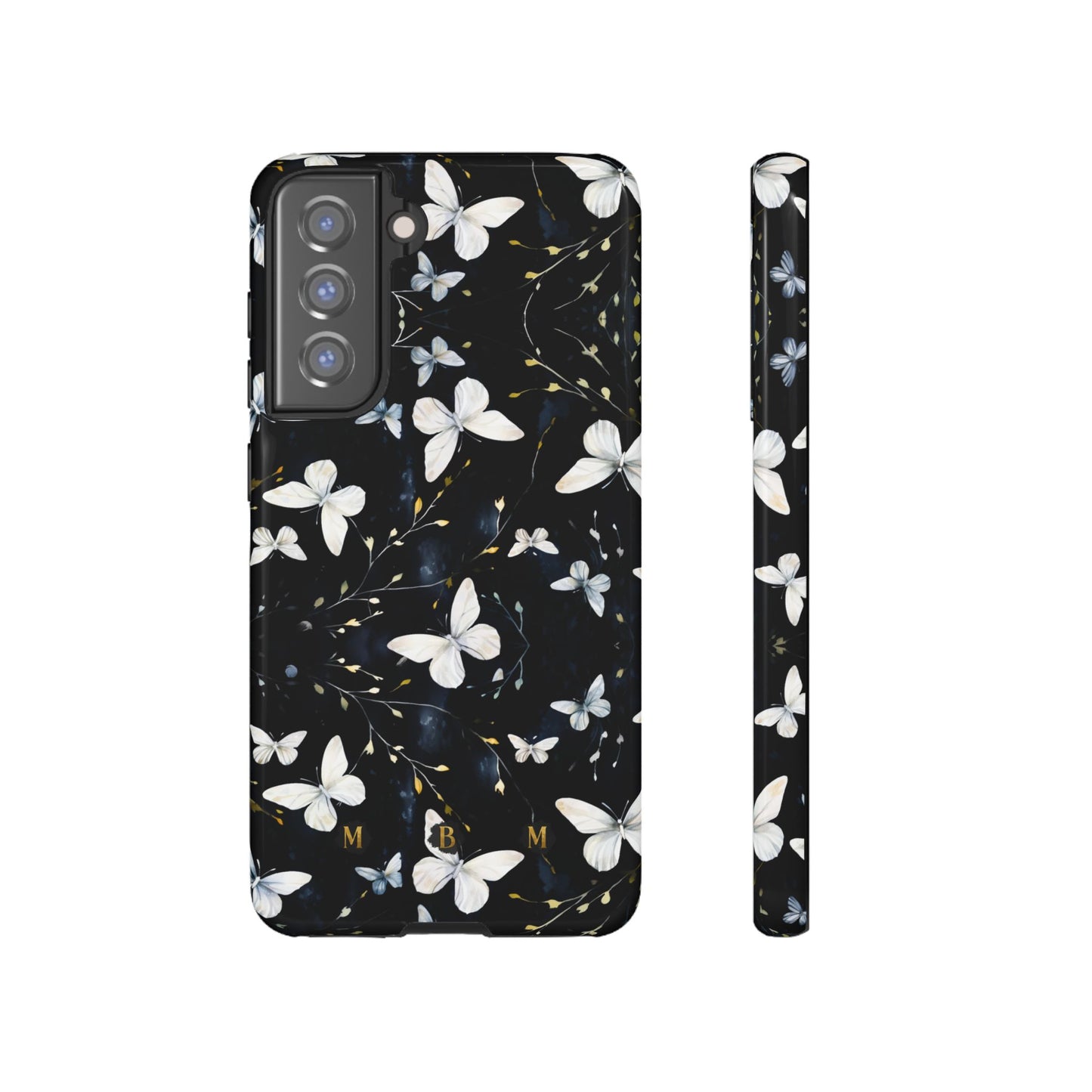 White Butterflies Samsung Galaxy S Tough Case