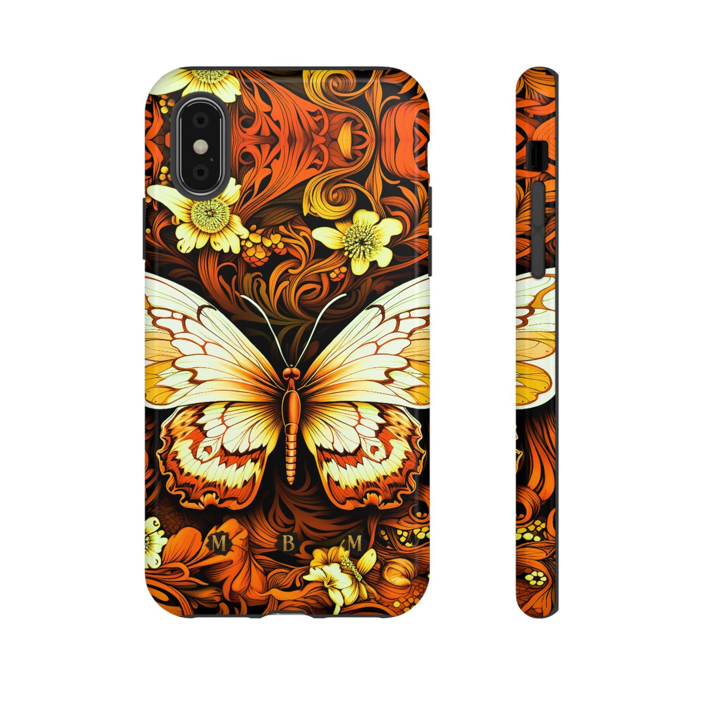 Vintage Orange iPhone Tough Case