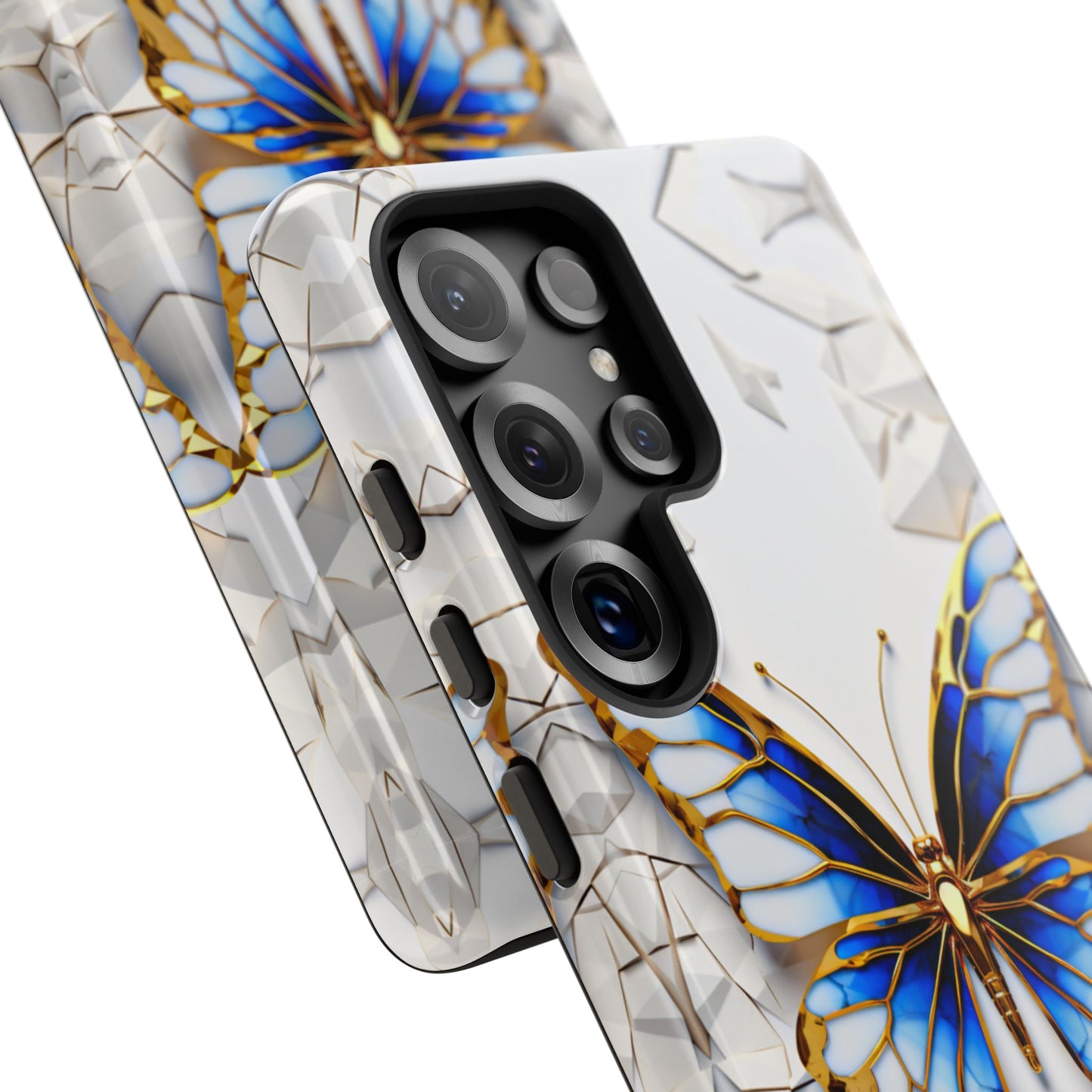 Sapphire Butterfly Samsung Galaxy S Tough Case