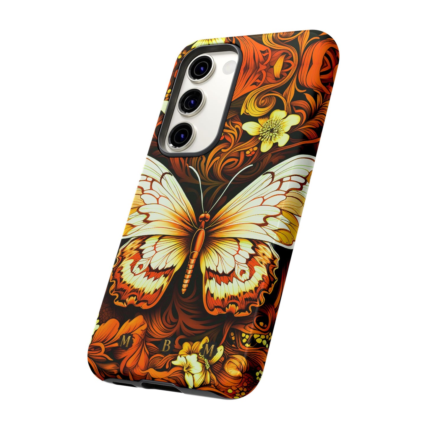 Vintage Orange Samsung Galaxy S Tough Case