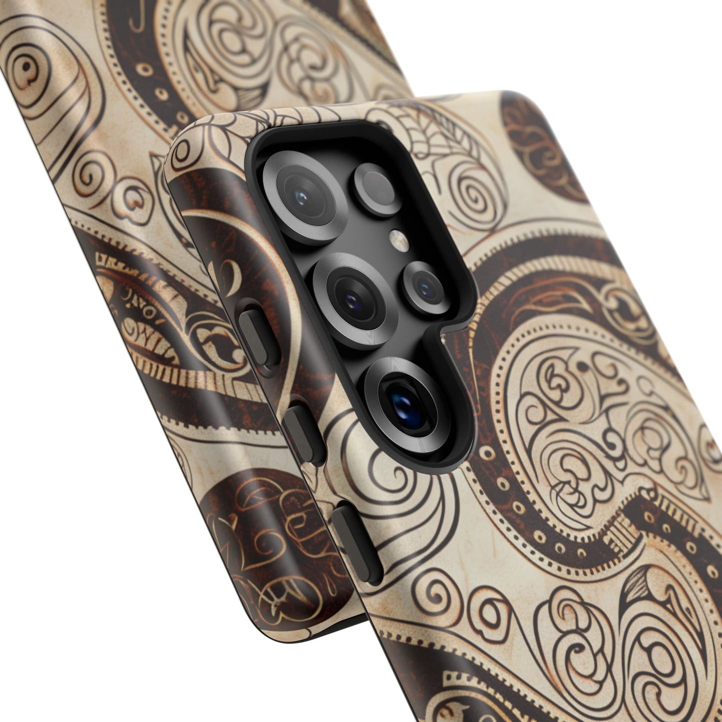 Sepia Scroll Samsung Galaxy S Tough Case