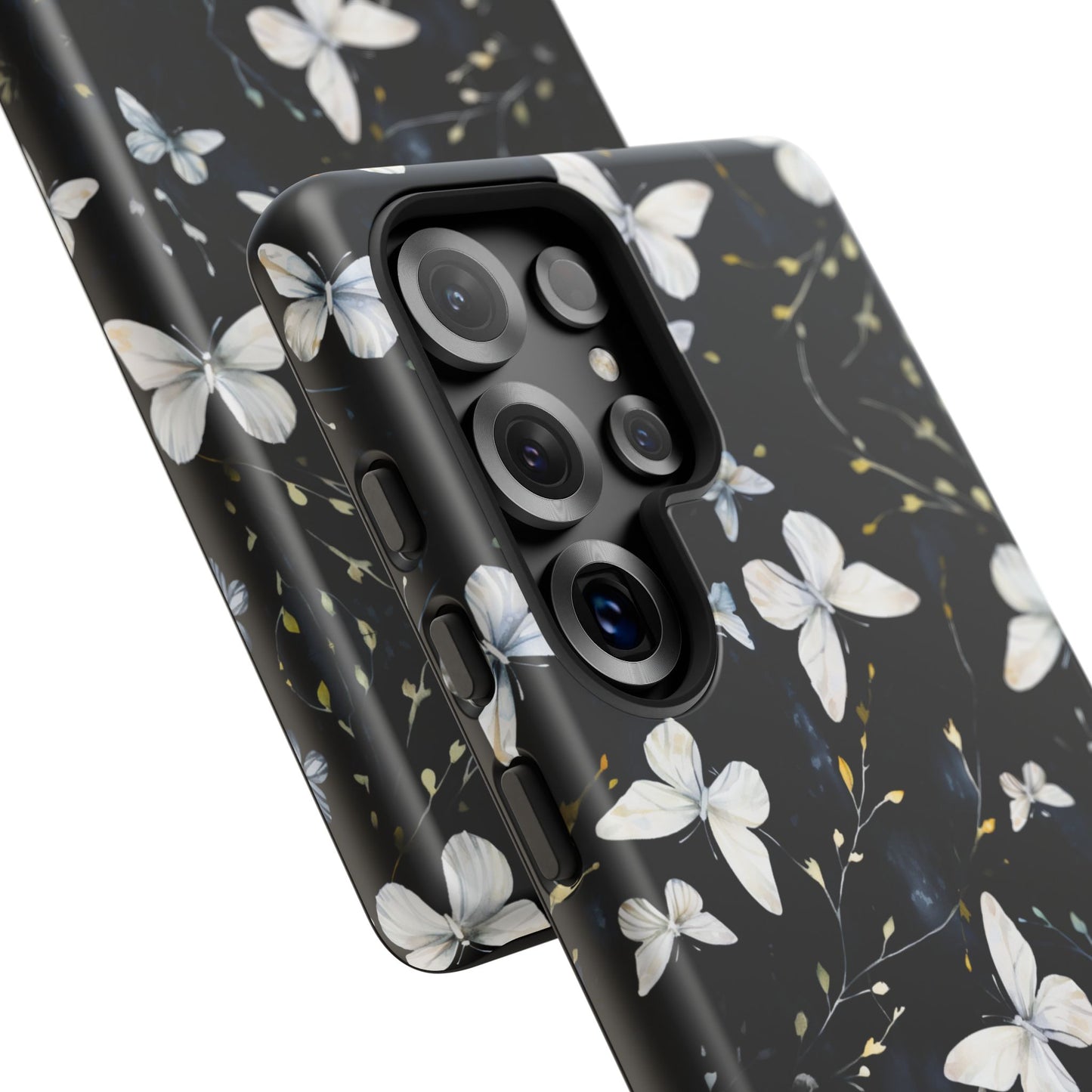 White Butterflies Samsung Galaxy S Tough Case