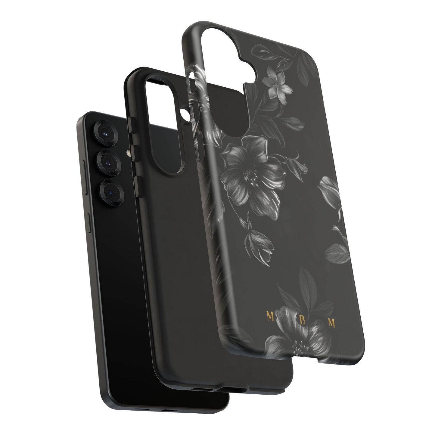 Midnight Flora Samsung Galaxy S Tough Case