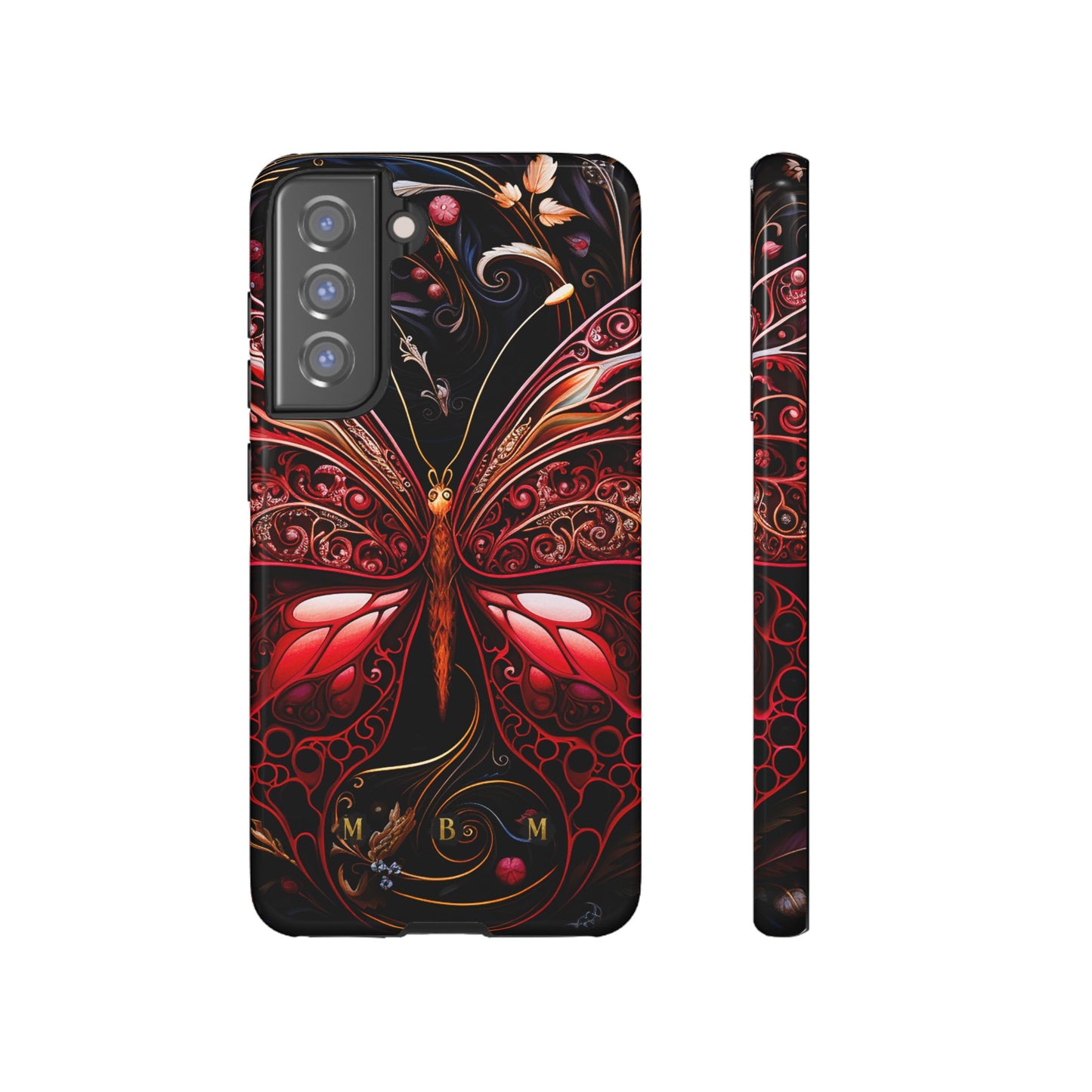 Red Butterfly Samsung Galaxy S Tough Case