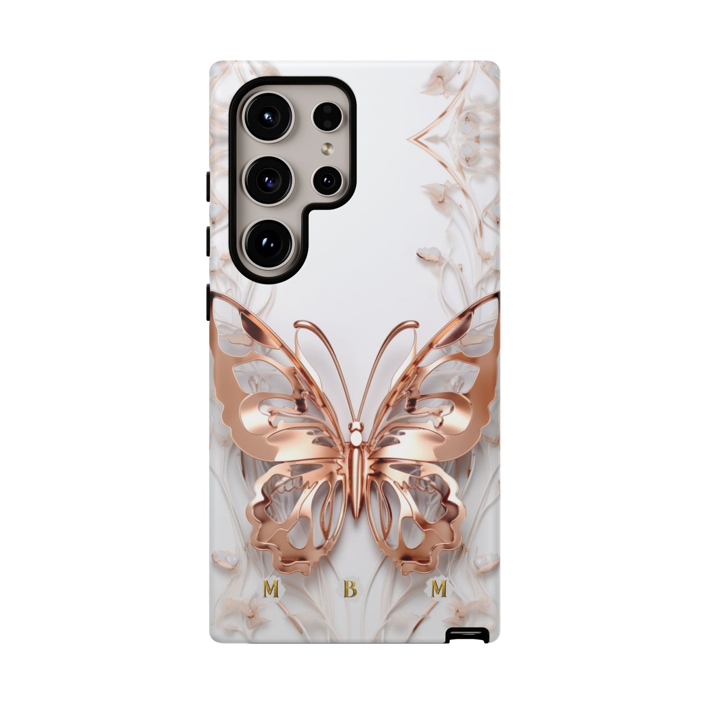 Rose Gold Butterfly Samsung Galaxy S Tough Case