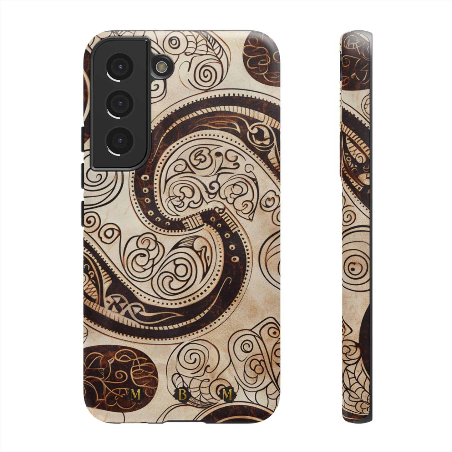 Sepia Scroll Samsung Galaxy S Tough Case
