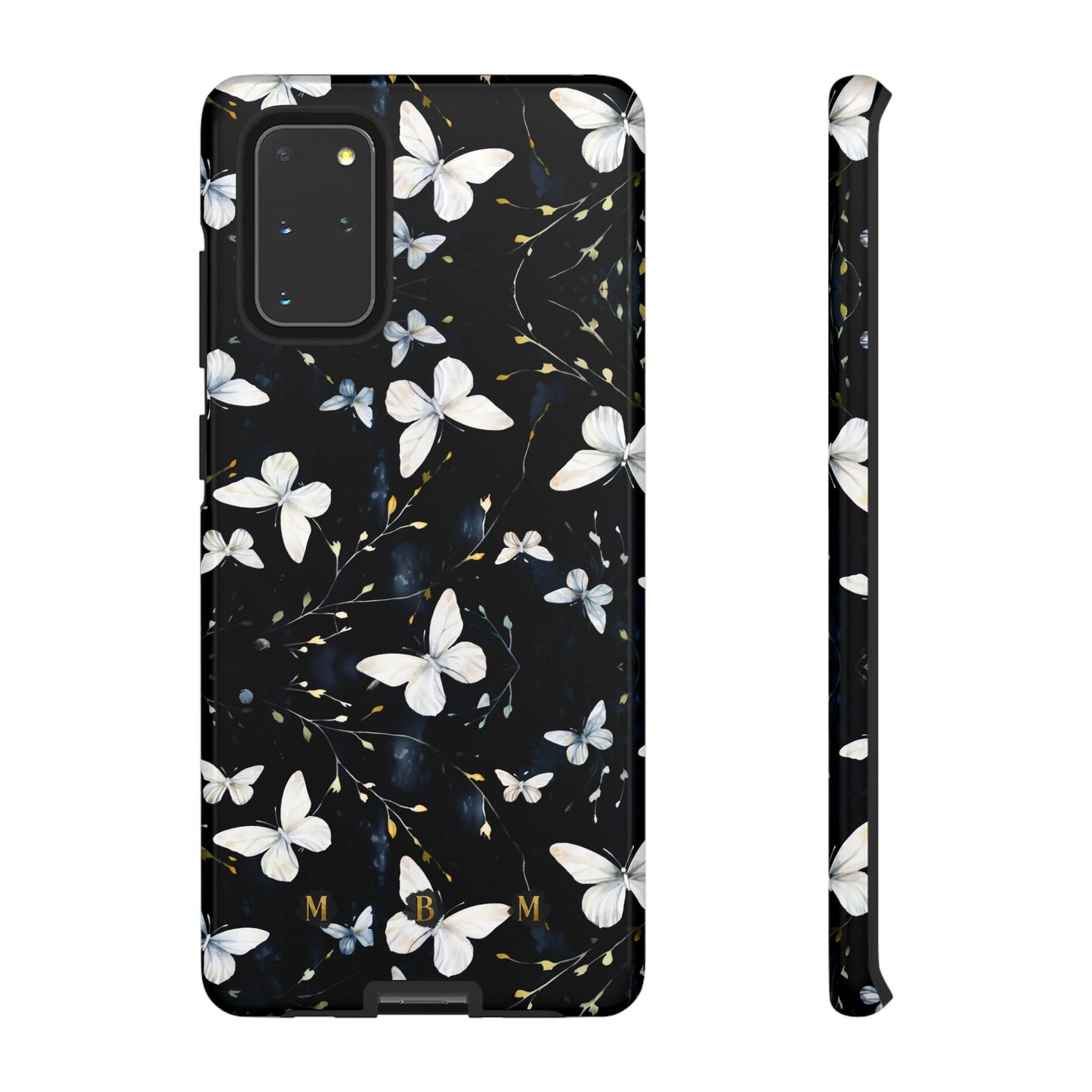 White Butterflies Samsung Galaxy S Tough Case