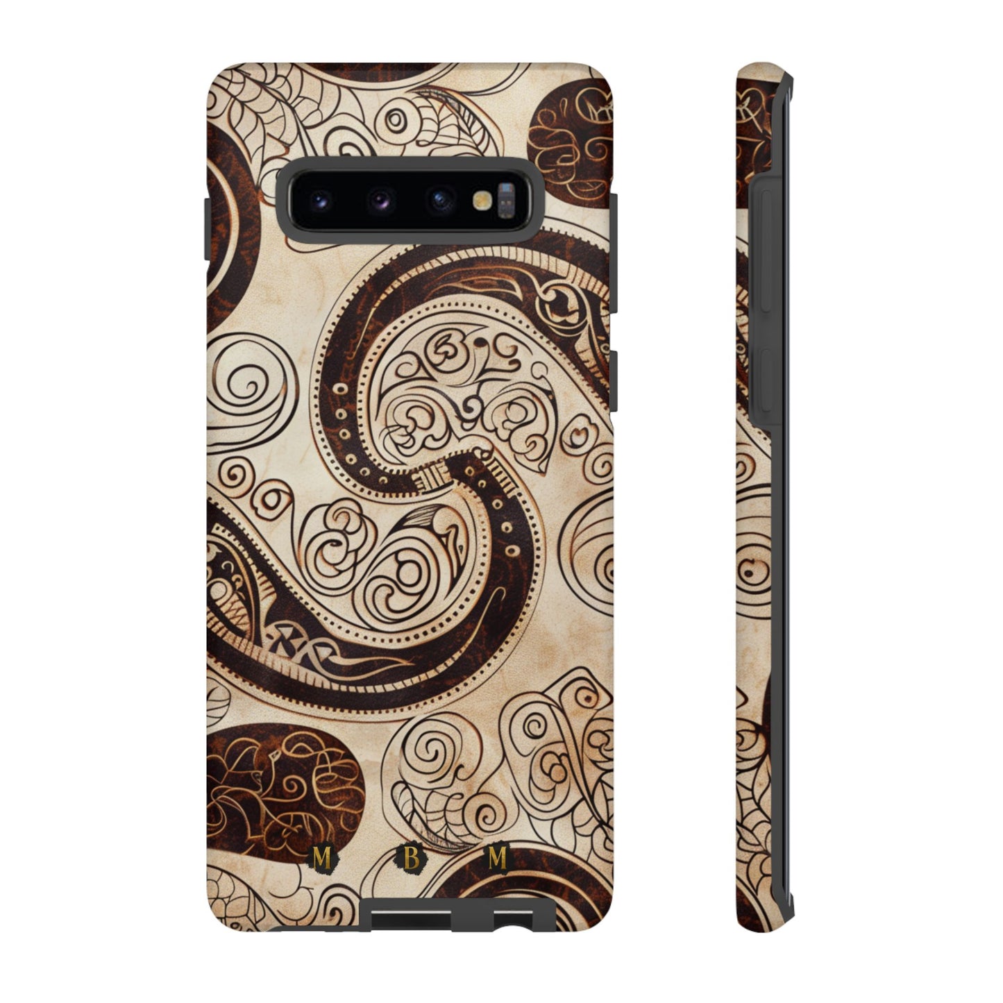 Sepia Scroll Samsung Galaxy S Tough Case