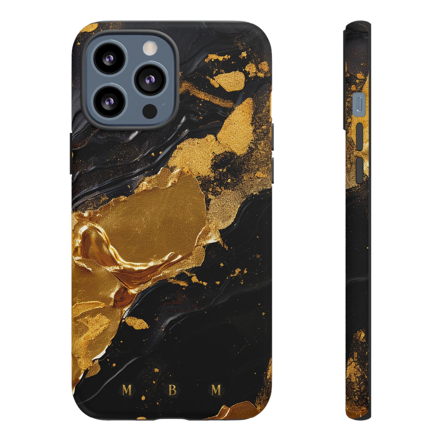 Black Gold iPhone Tough Case