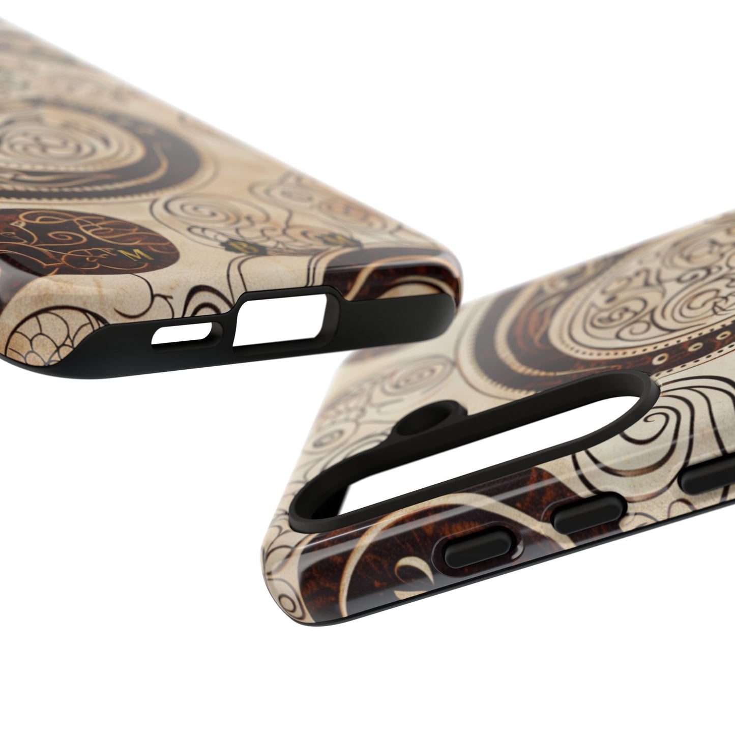 Sepia Scroll Samsung Galaxy S Tough Case