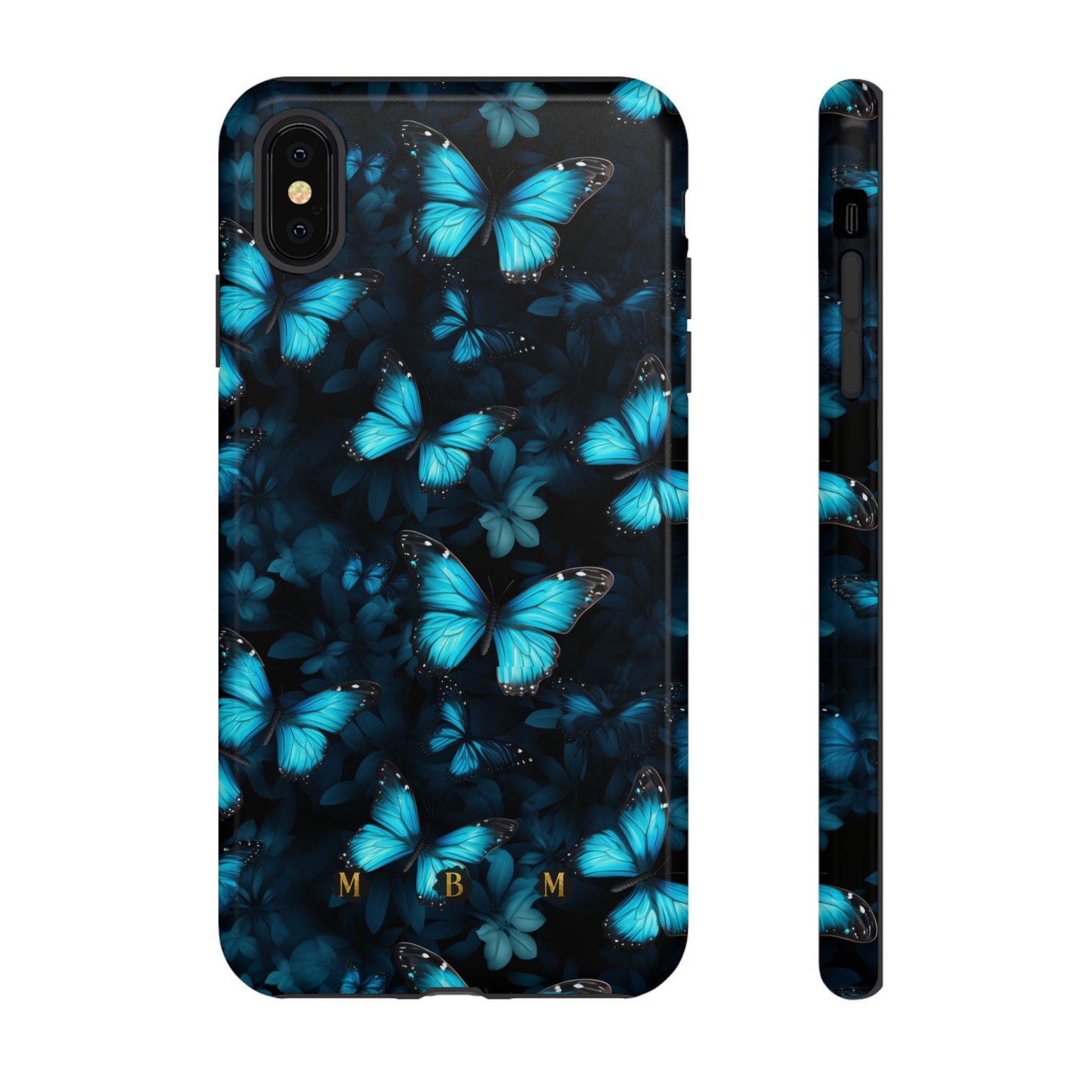 Blue Butterflies iPhone Tough Case