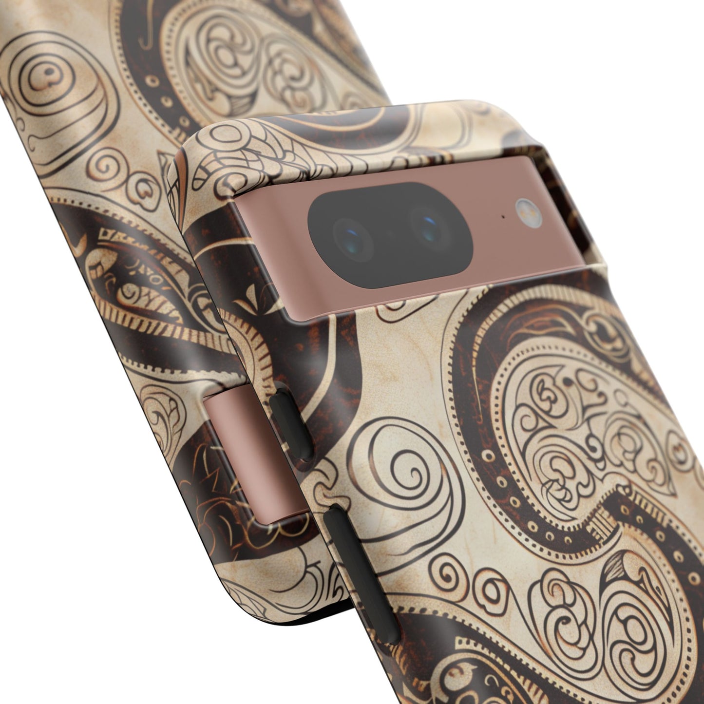 Sepia Scroll Google Pixel Tough Case