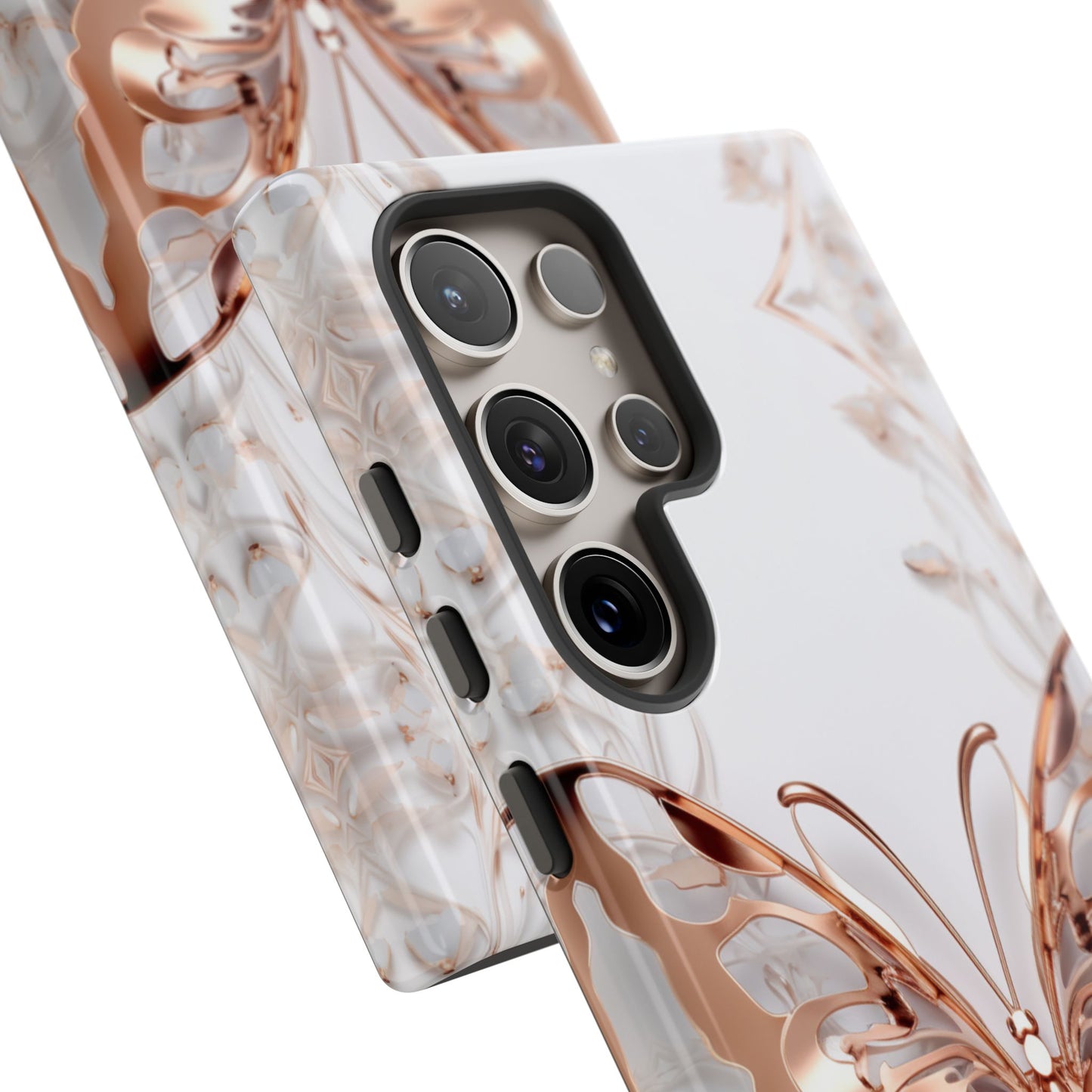 Rose Gold Butterfly Samsung Galaxy S Tough Case