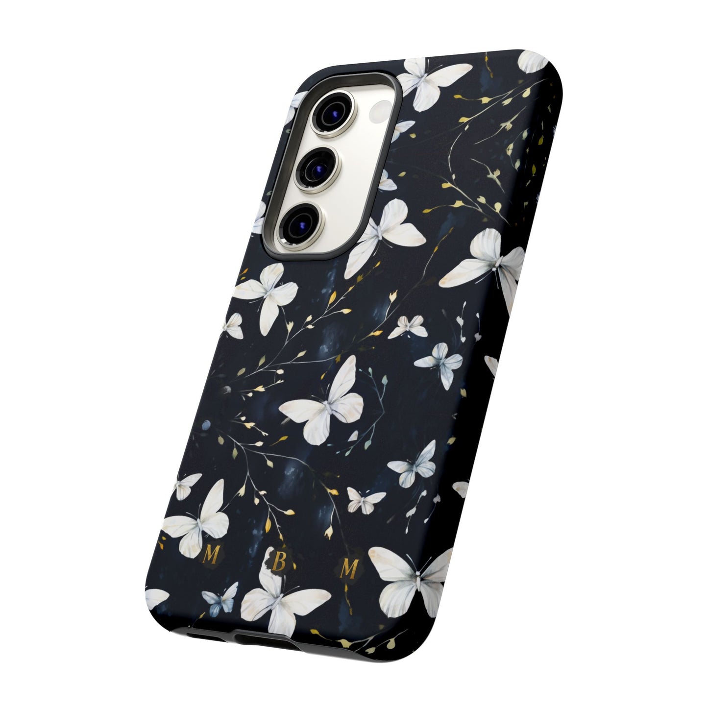 White Butterflies Samsung Galaxy S Tough Case