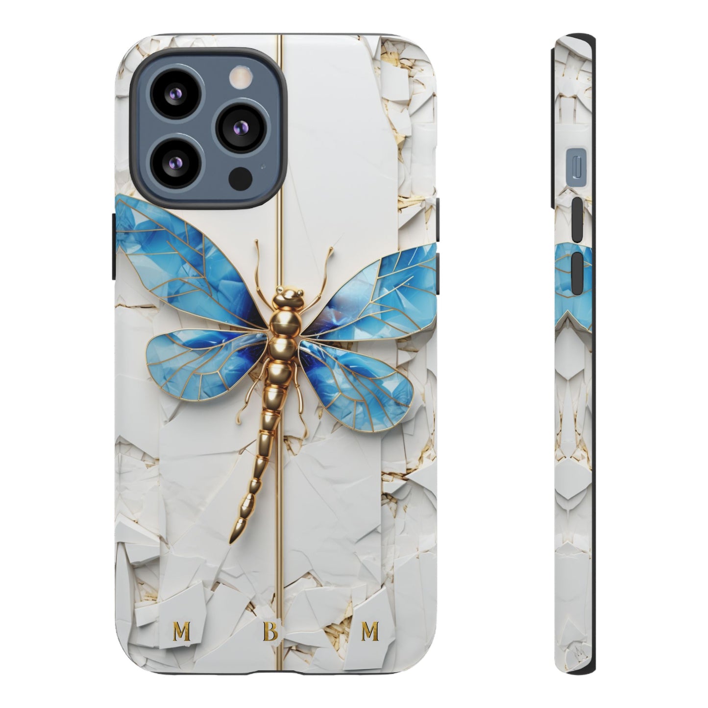 Dragonfly Blue iPhone Tough Case