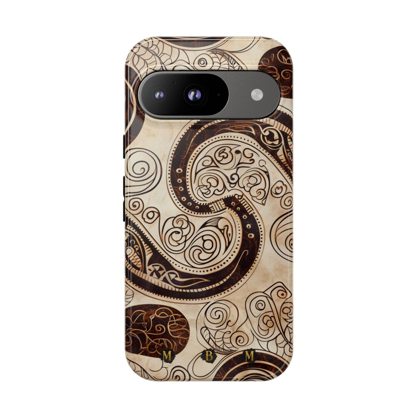 Sepia Scroll Google Pixel Tough Case