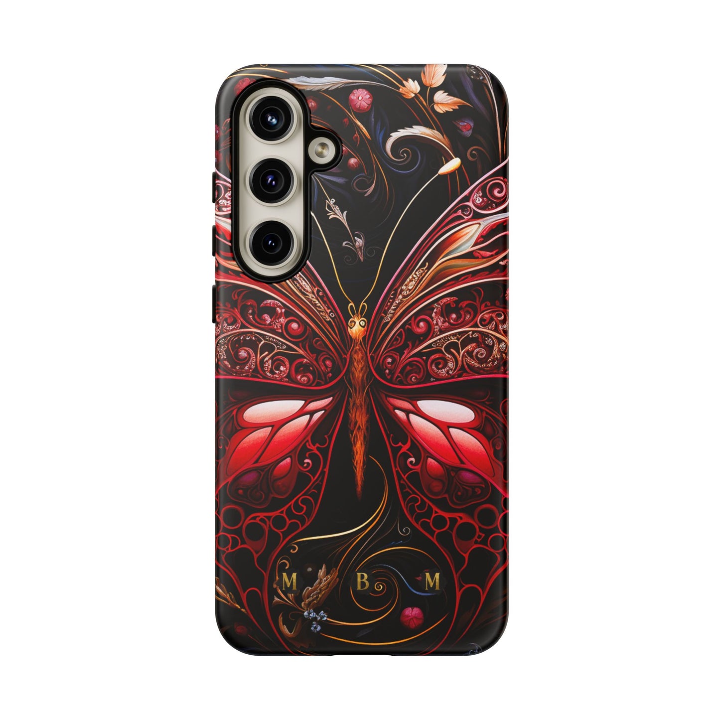 Red Butterfly Samsung Galaxy S Tough Case