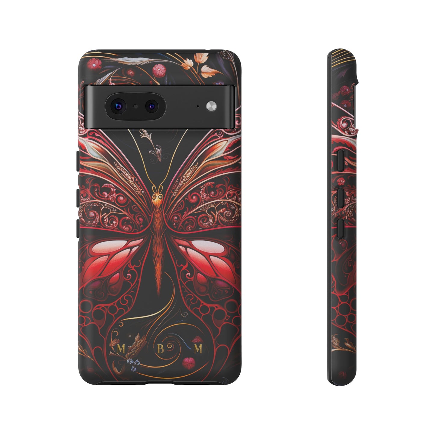 Red Butterfly Google Pixel Tough Case