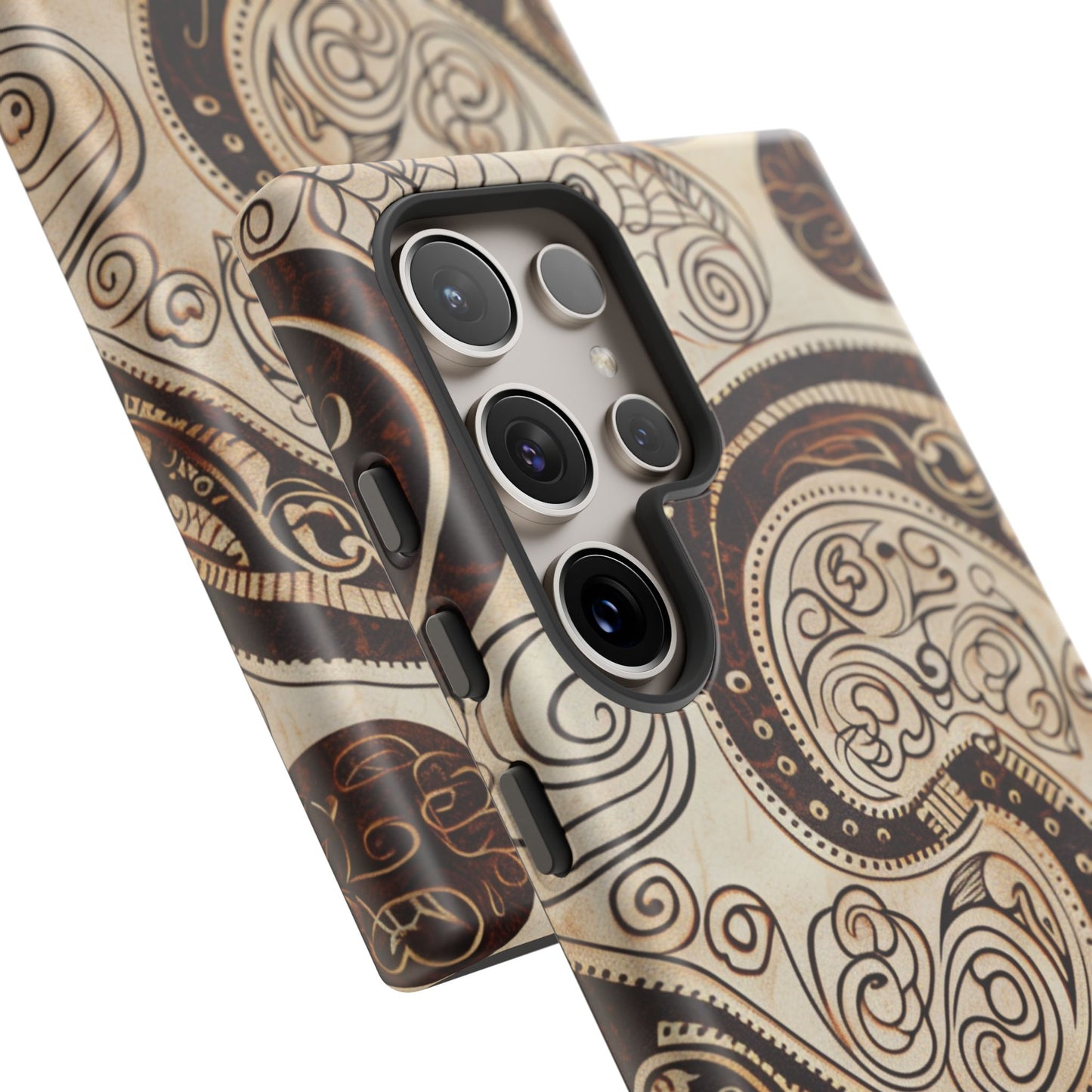 Sepia Scroll Samsung Galaxy S Tough Case