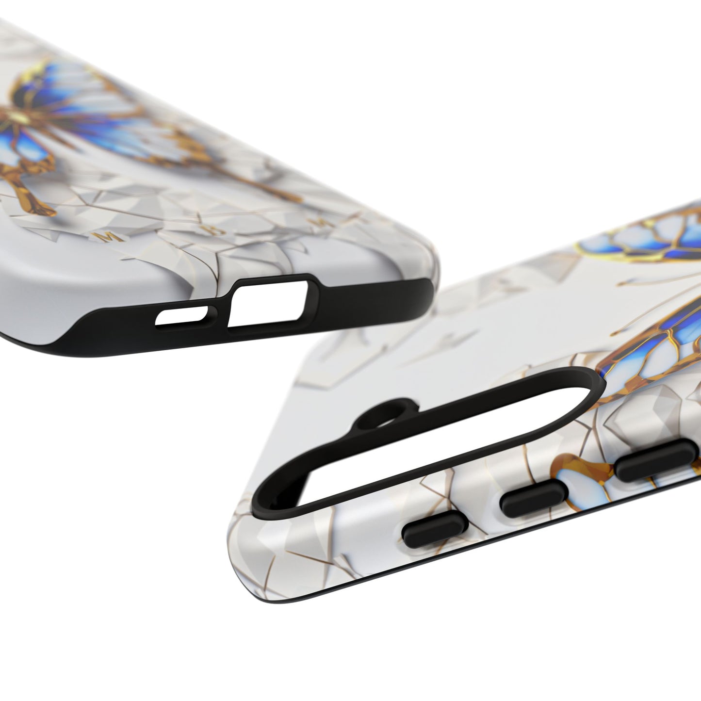 Sapphire Butterfly Samsung Galaxy S Tough Case