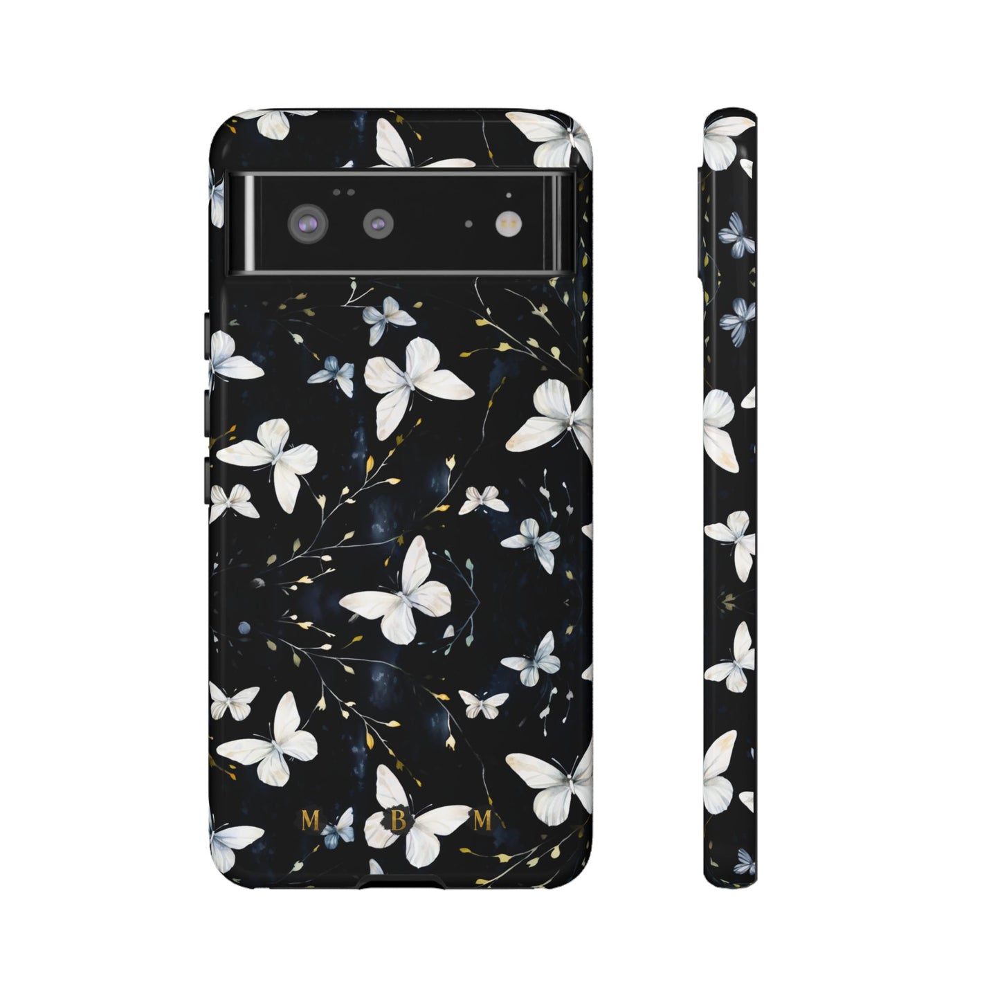 White Butterflies Google Pixel Tough Case