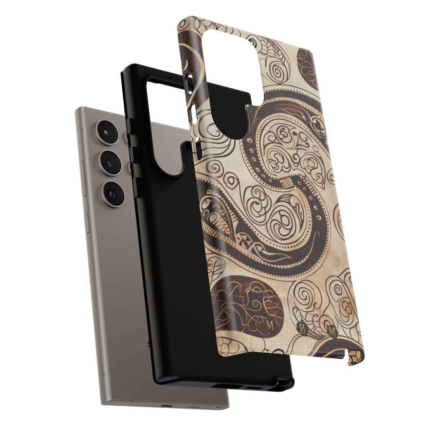 Sepia Scroll Samsung Galaxy S Tough Case