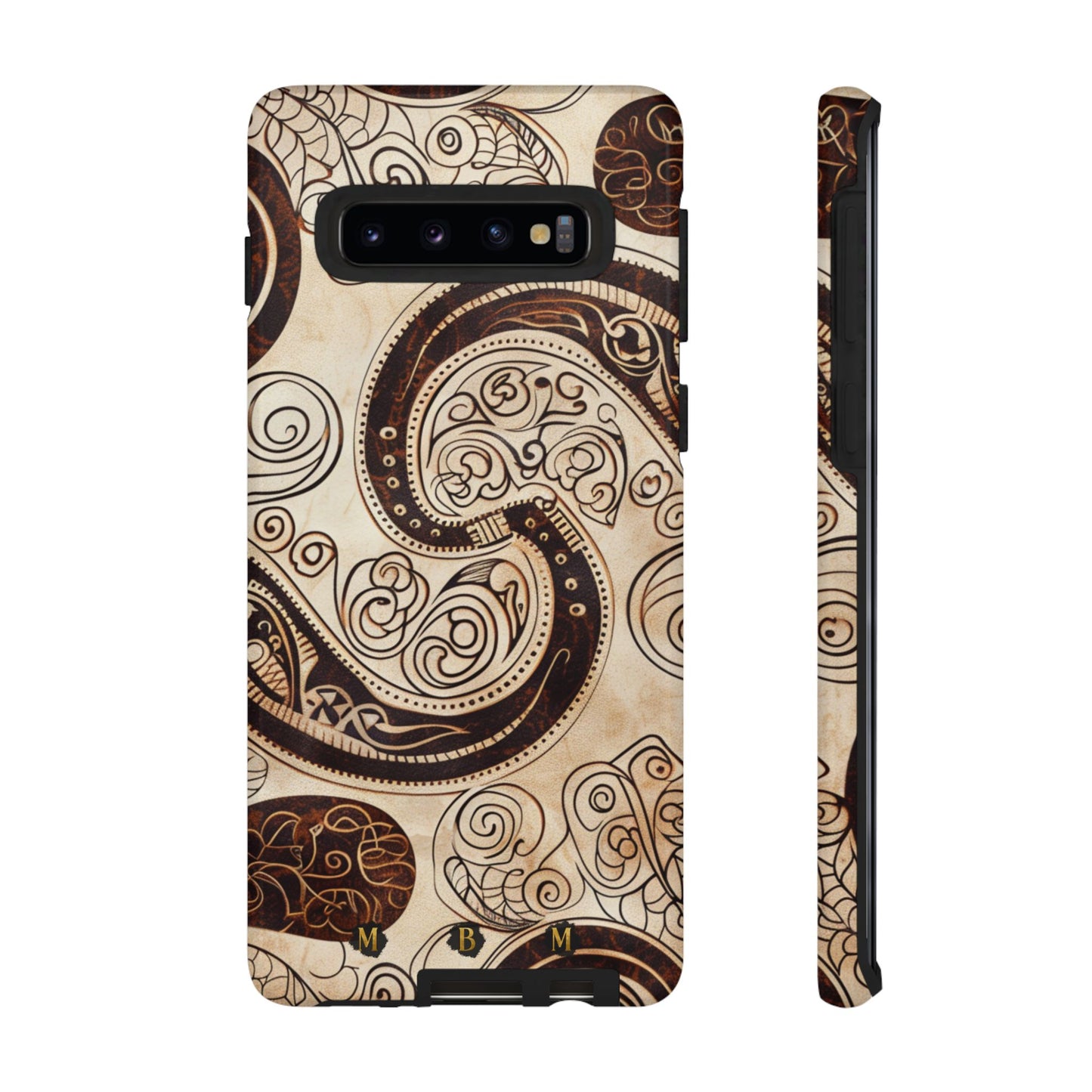 Sepia Scroll Samsung Galaxy S Tough Case