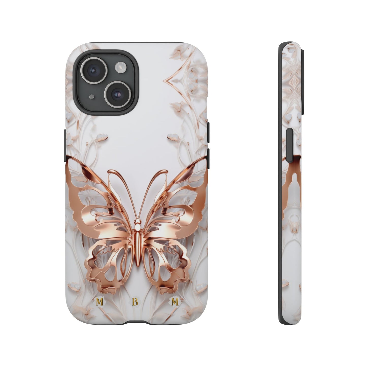 Rose Gold Butterfly iPhone Case